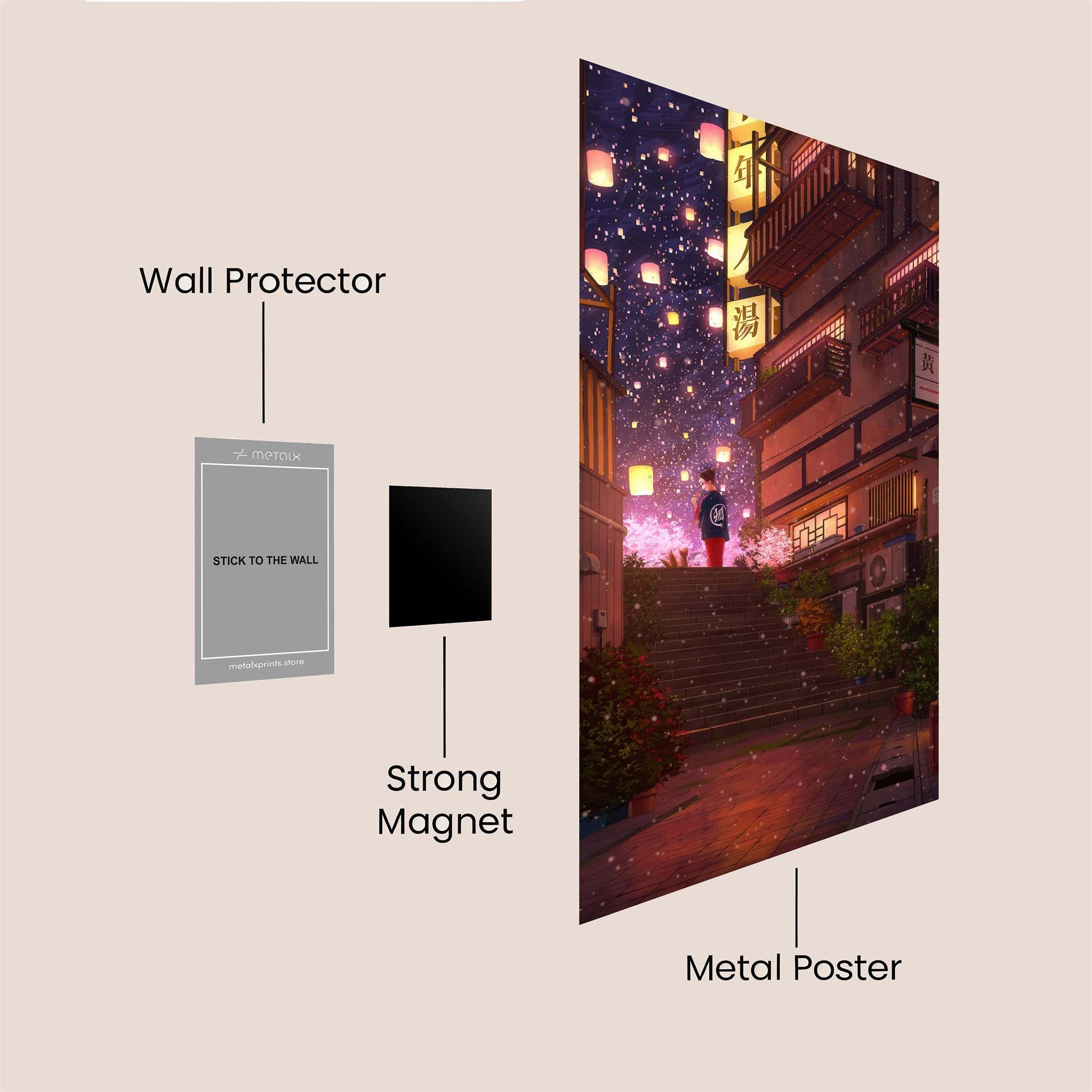 Lantern Serenity Safe Wall Magnetic / M