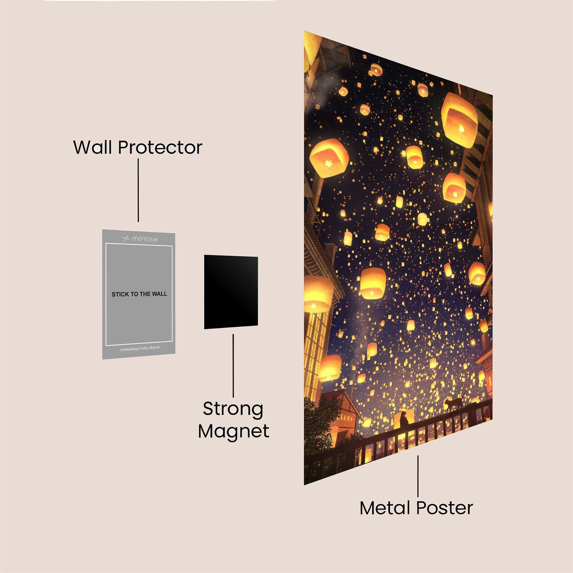 Lanterns Dream Safe Wall Magnetic / M