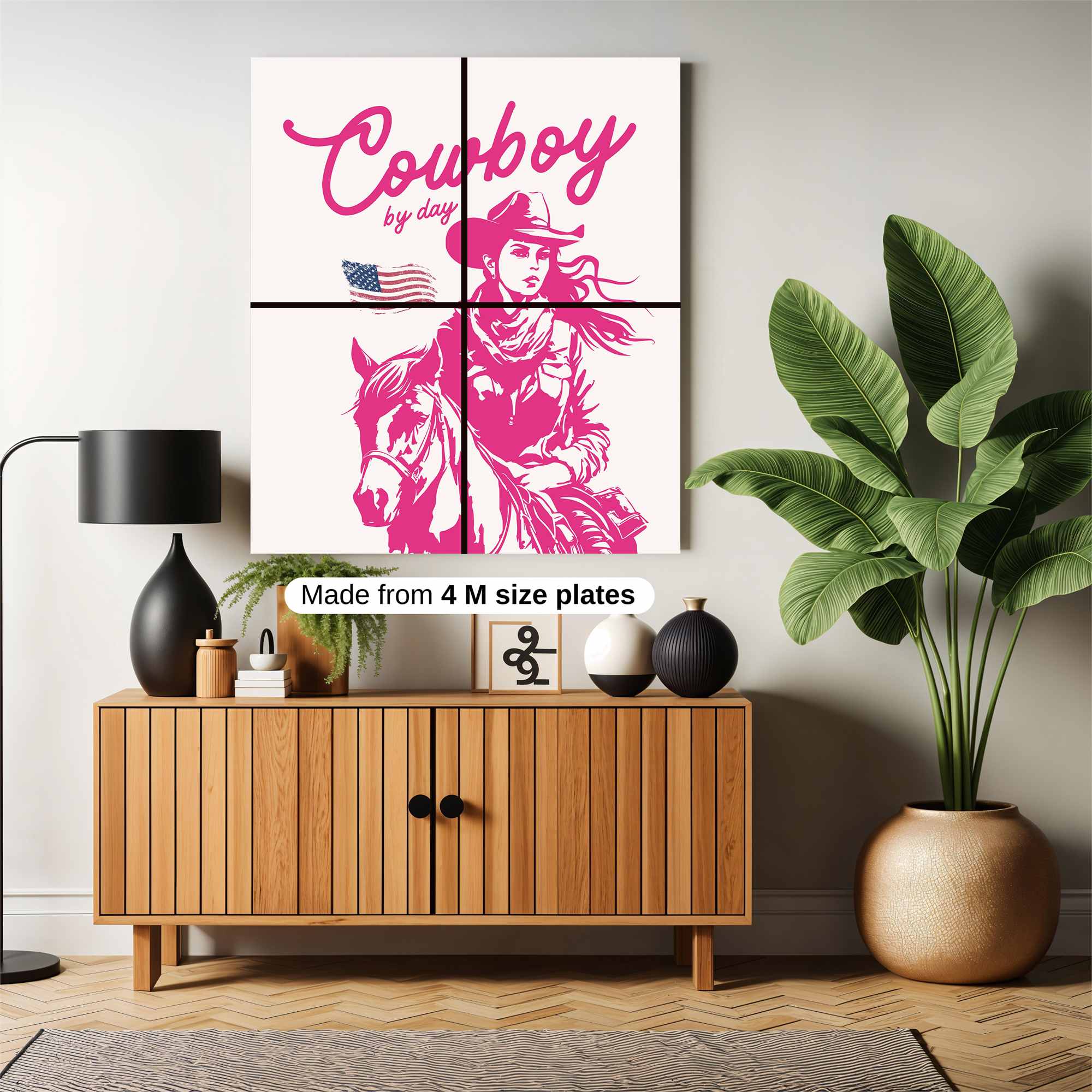 Cowgirl Dream Safe Wall Magnetic / M