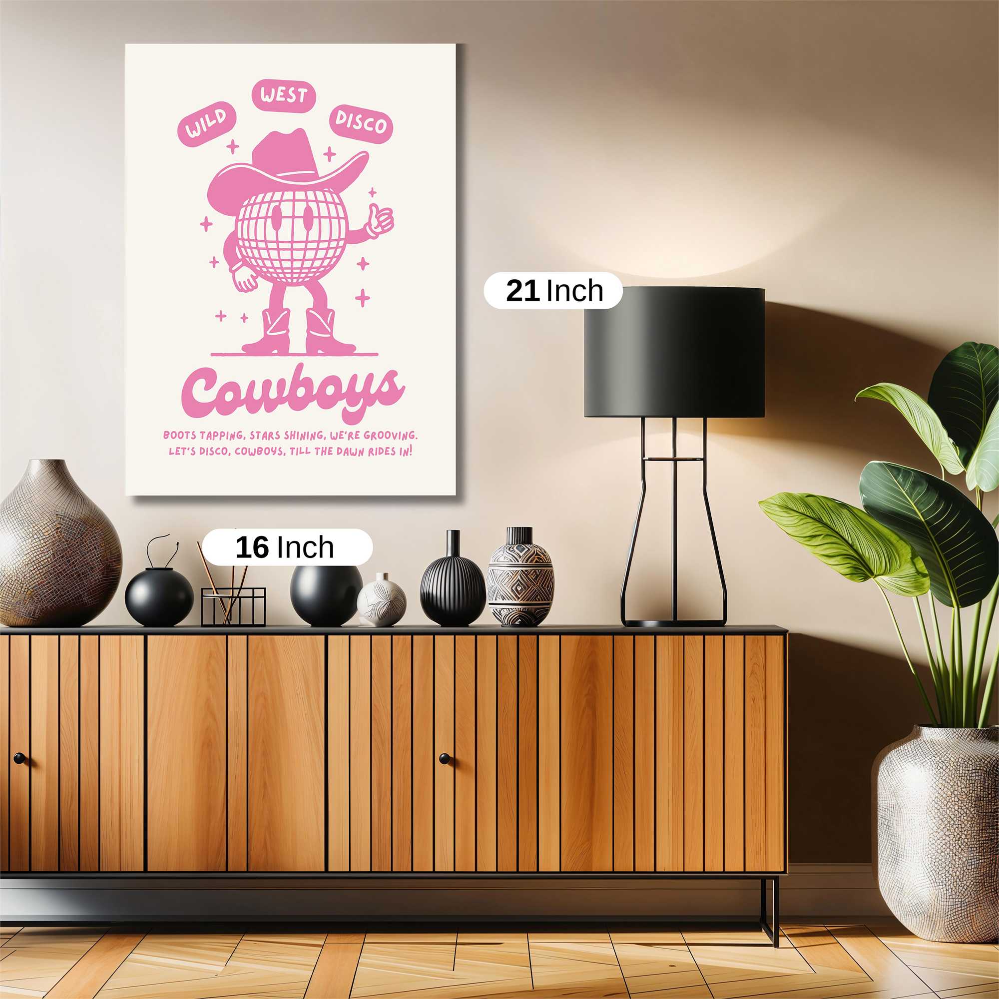 Disco Cowboy Safe Wall Magnetic / M