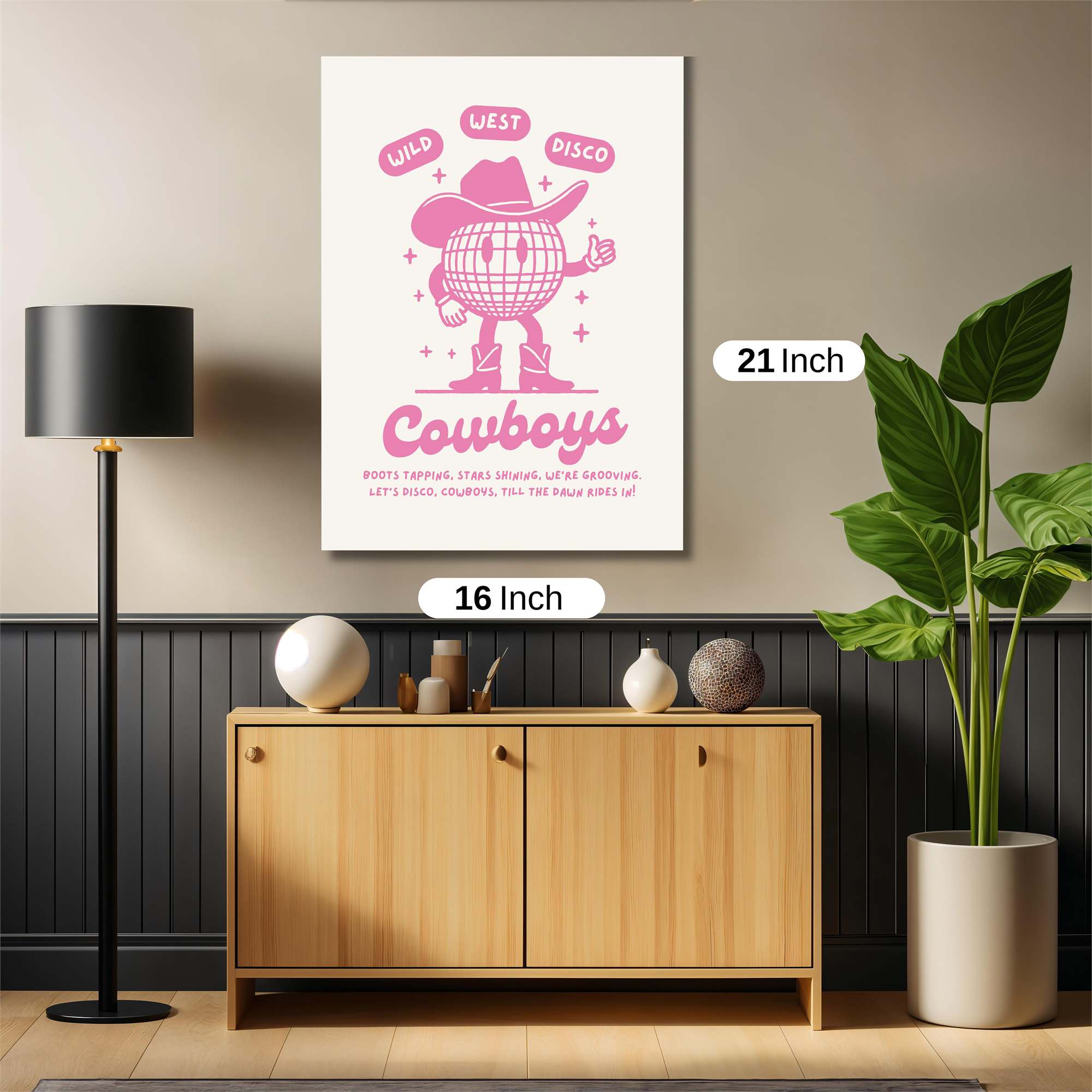 Disco Cowboy Safe Wall Magnetic / M