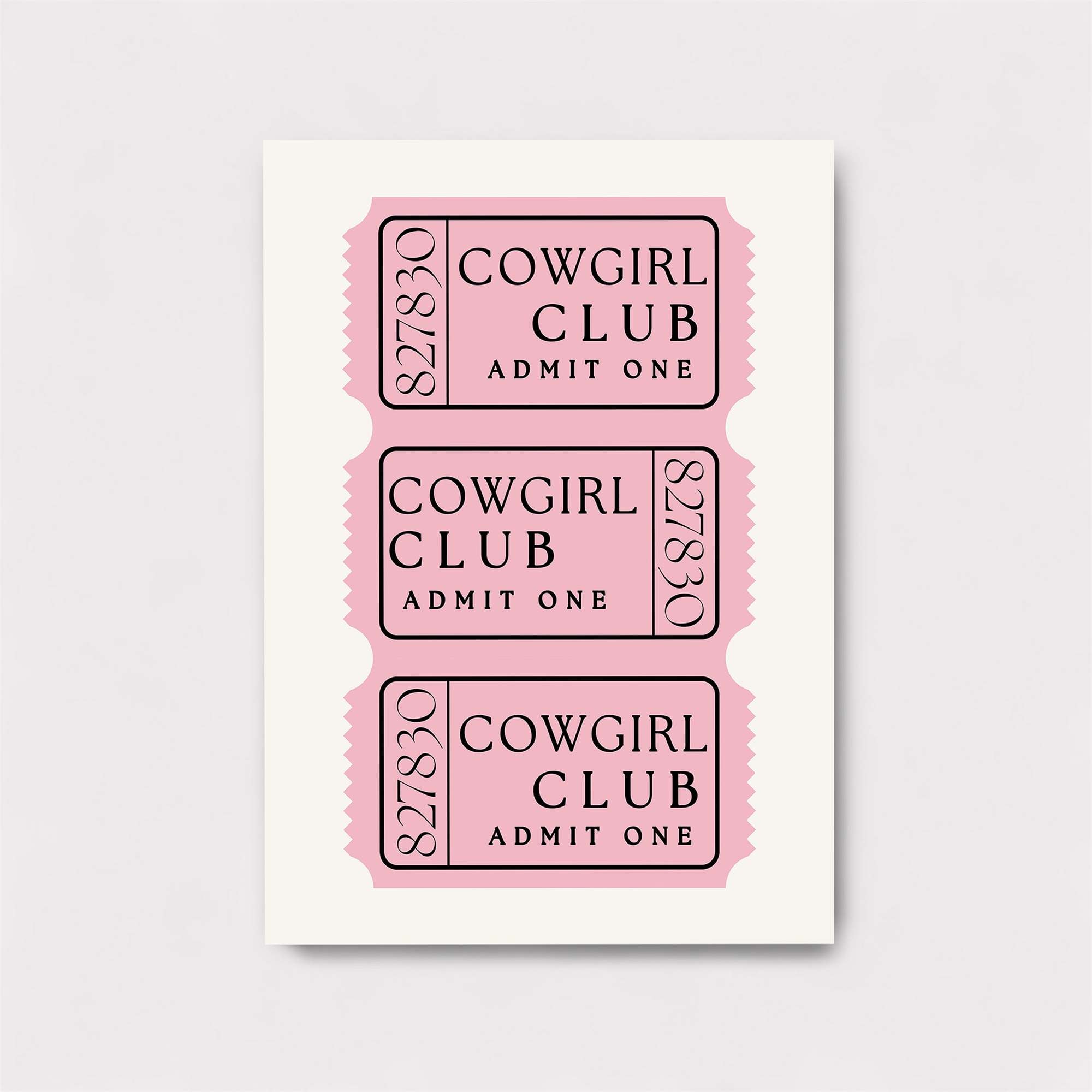 Cowgirl Charm Safe Wall Magnetic / M