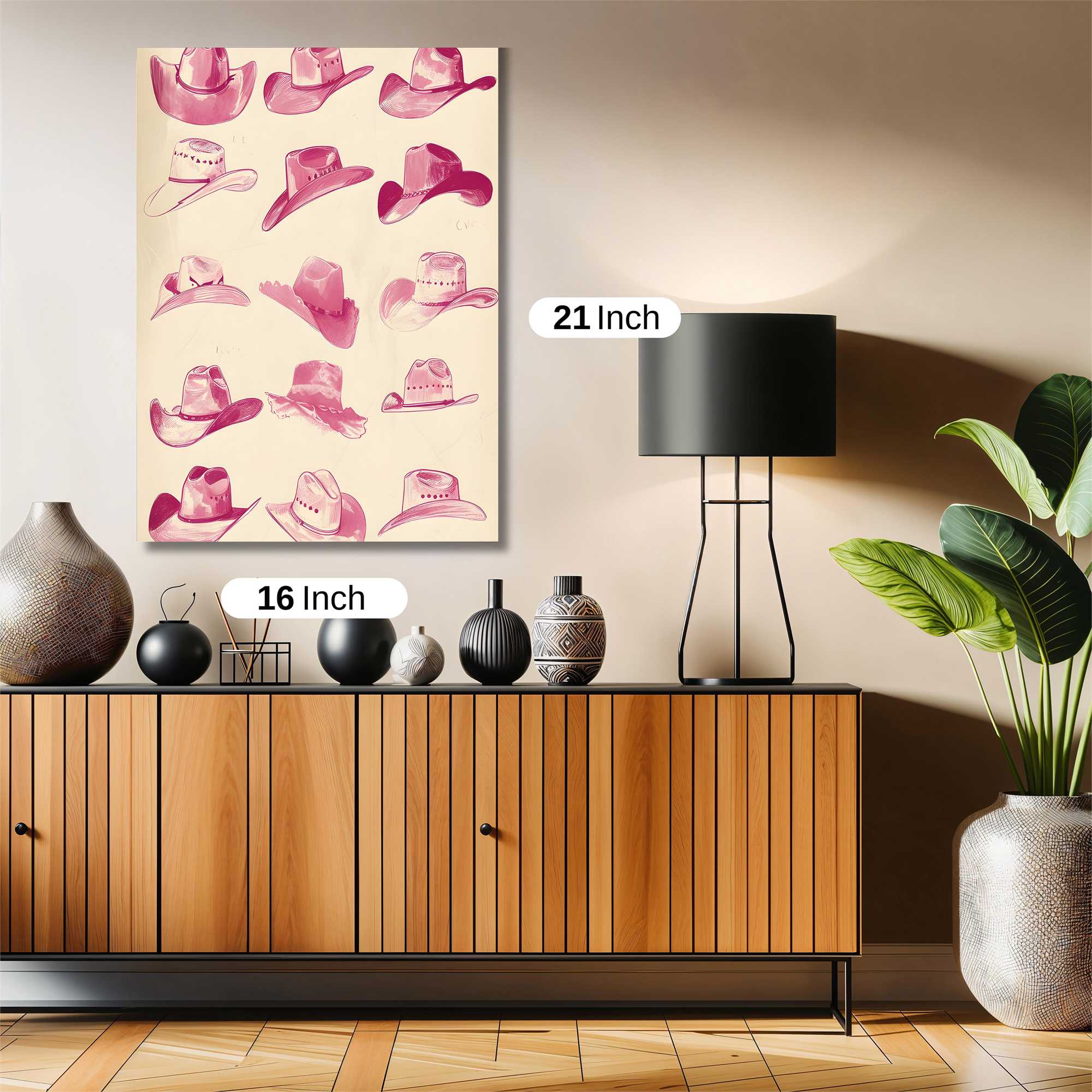 Cowboy Whimsy Safe Wall Magnetic / M