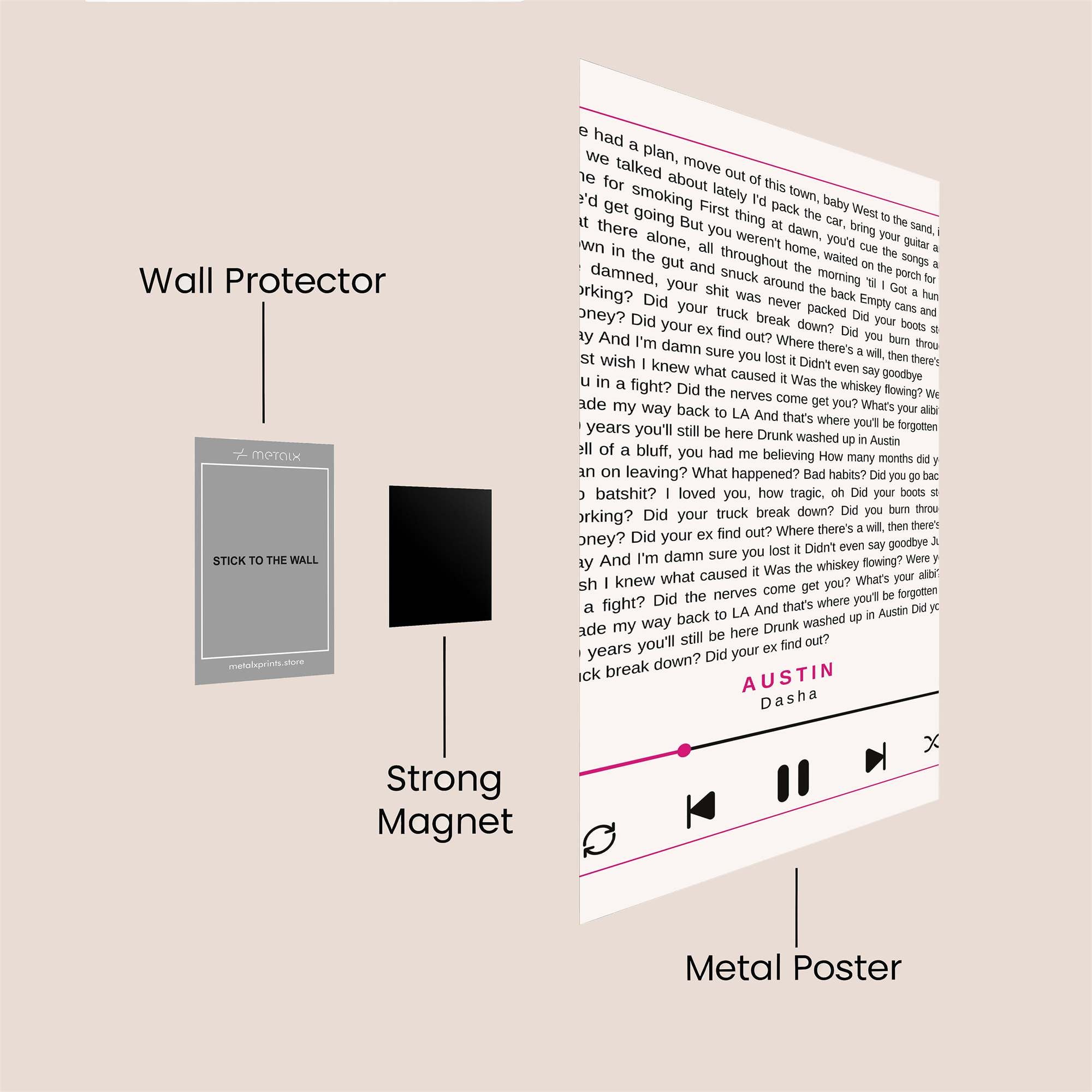 Austin Angst Safe Wall Magnetic / M