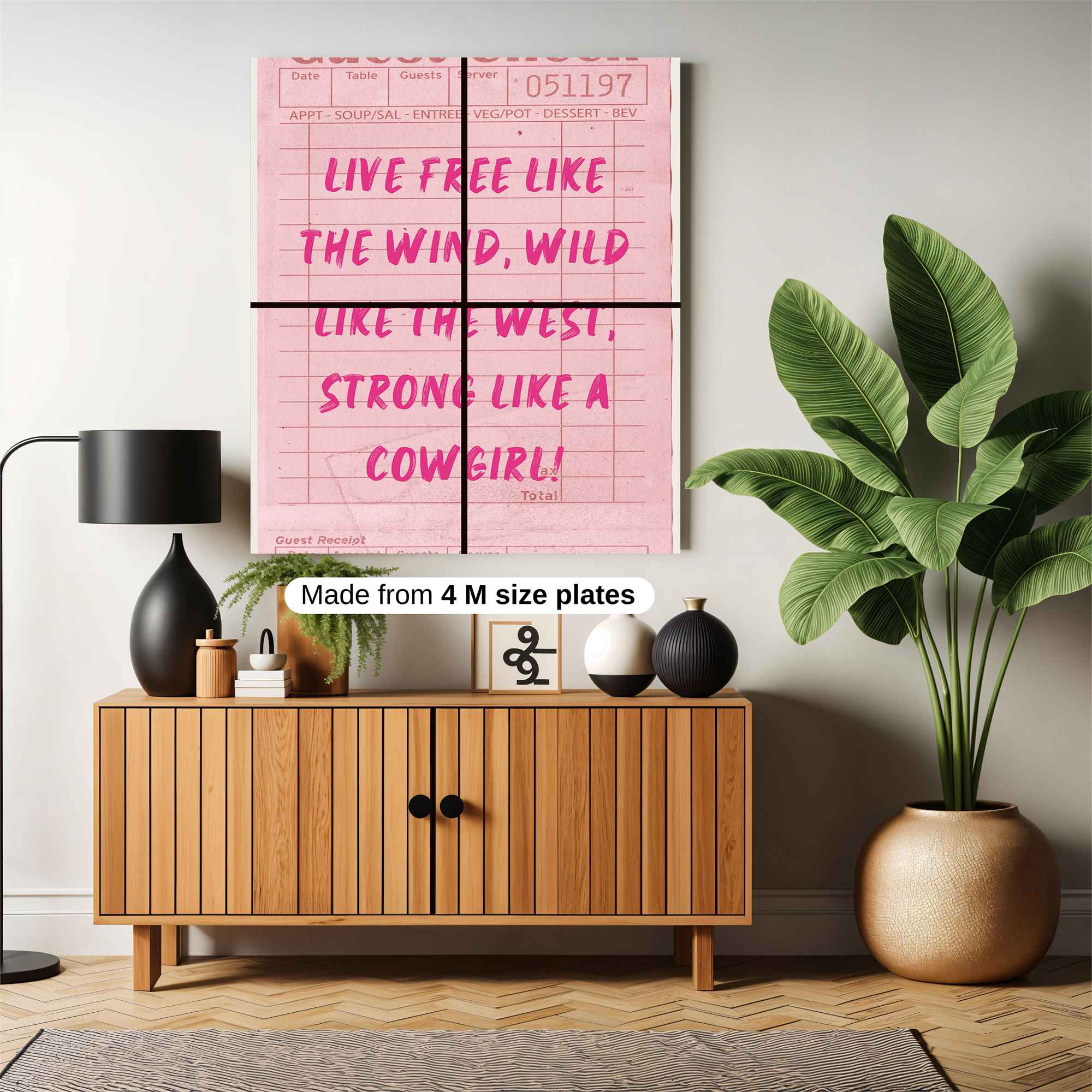 Cowgirl Courage Safe Wall Magnetic / M