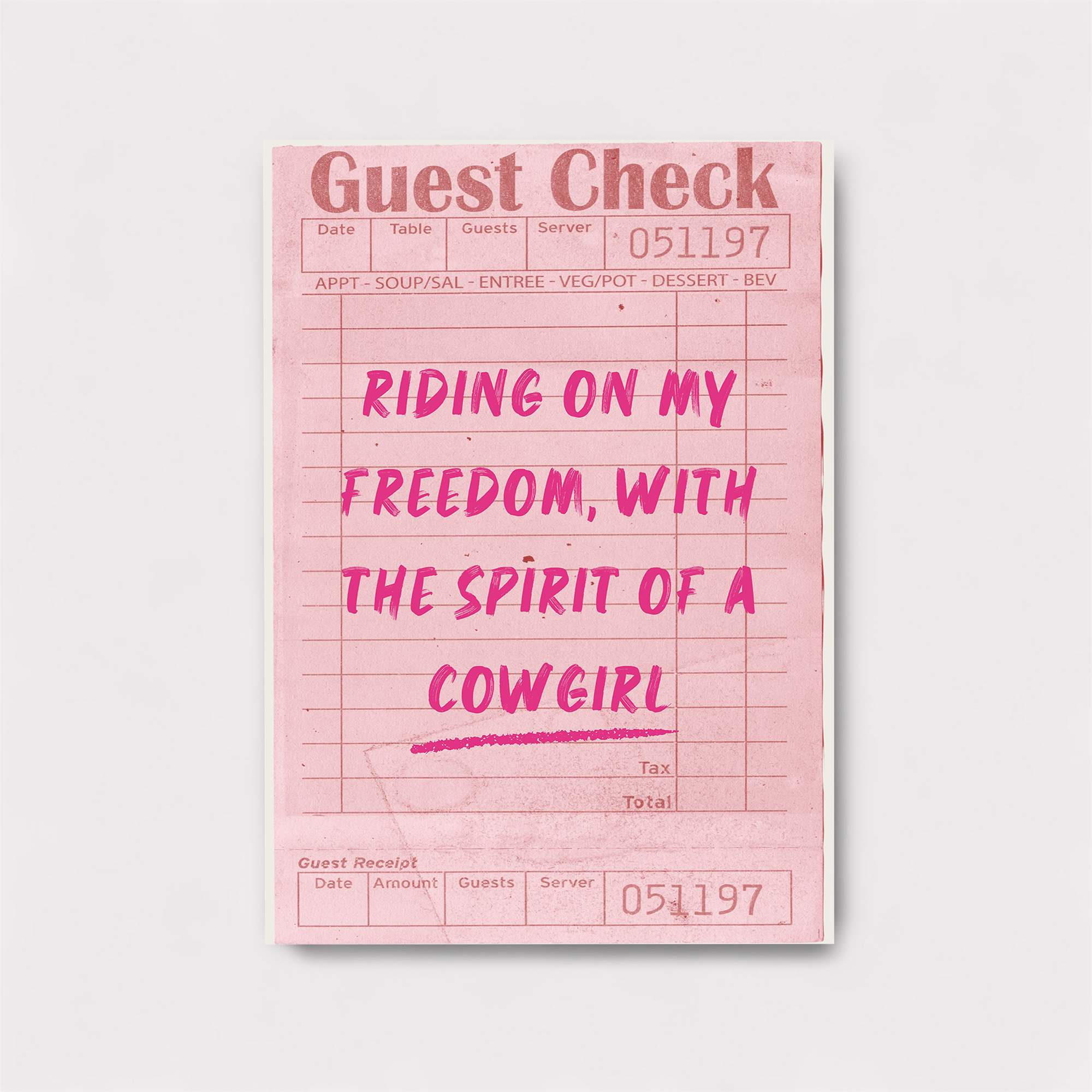 Cowgirl Spirit Safe Wall Magnetic / M