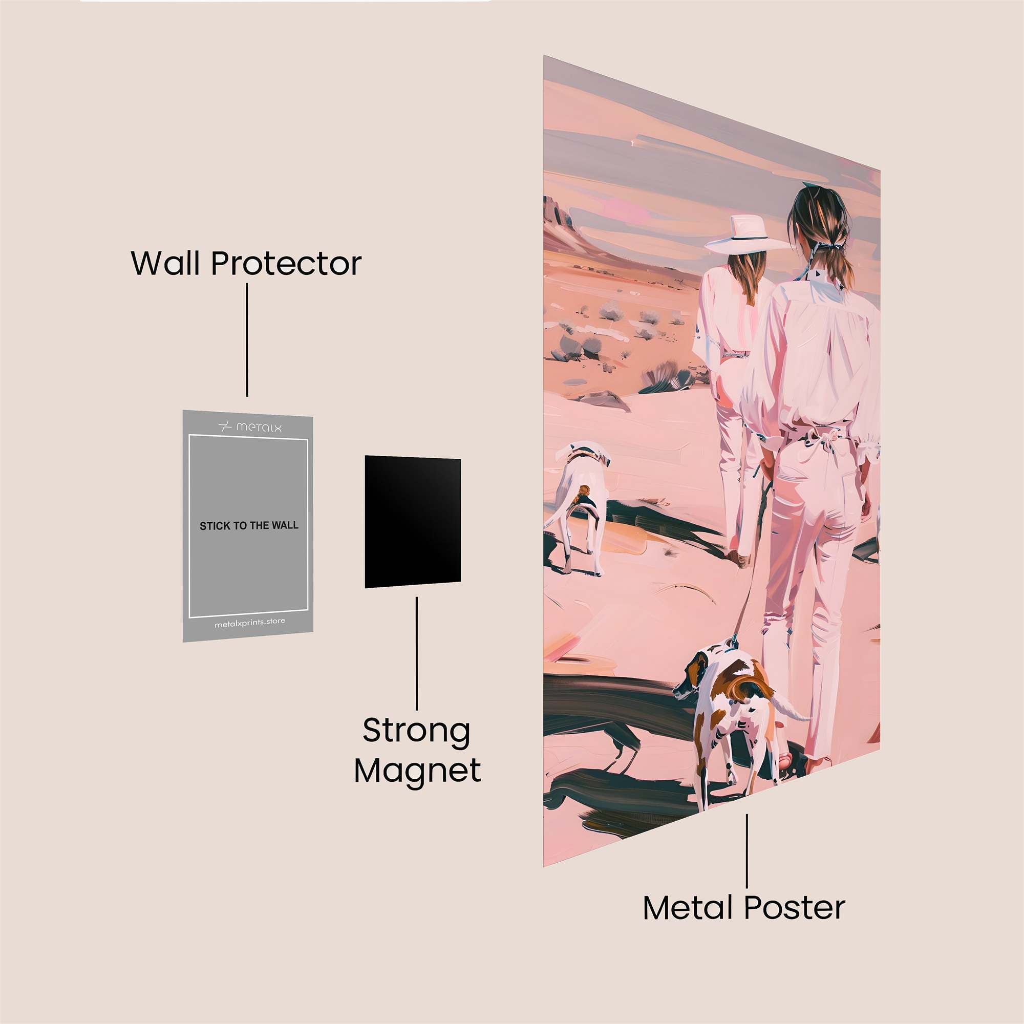 Desert Serenity Safe Wall Magnetic / M