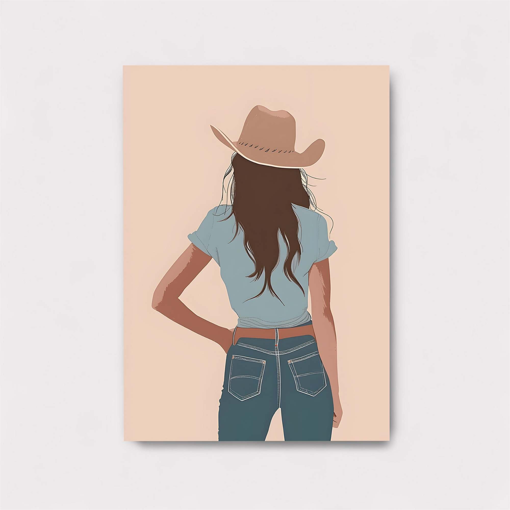 Cowgirl Serenity Safe Wall Magnetic / M