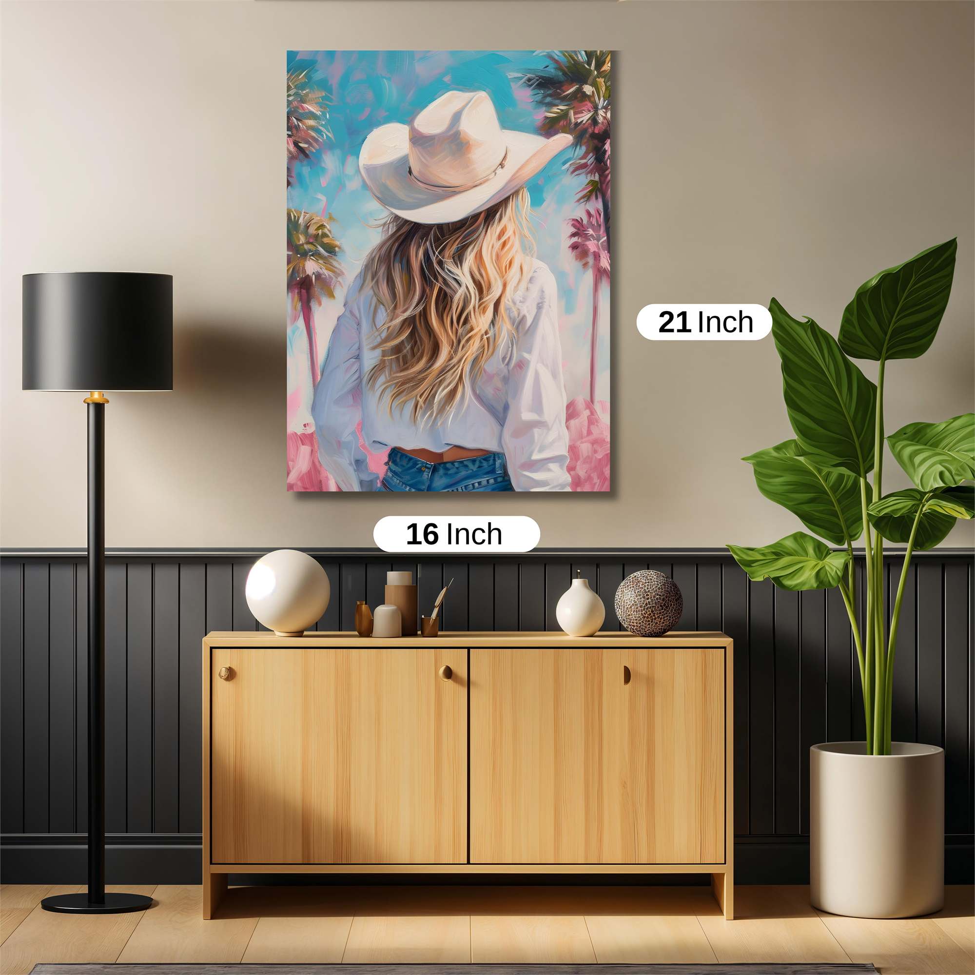 Cowgirl Dream Safe Wall Magnetic / M