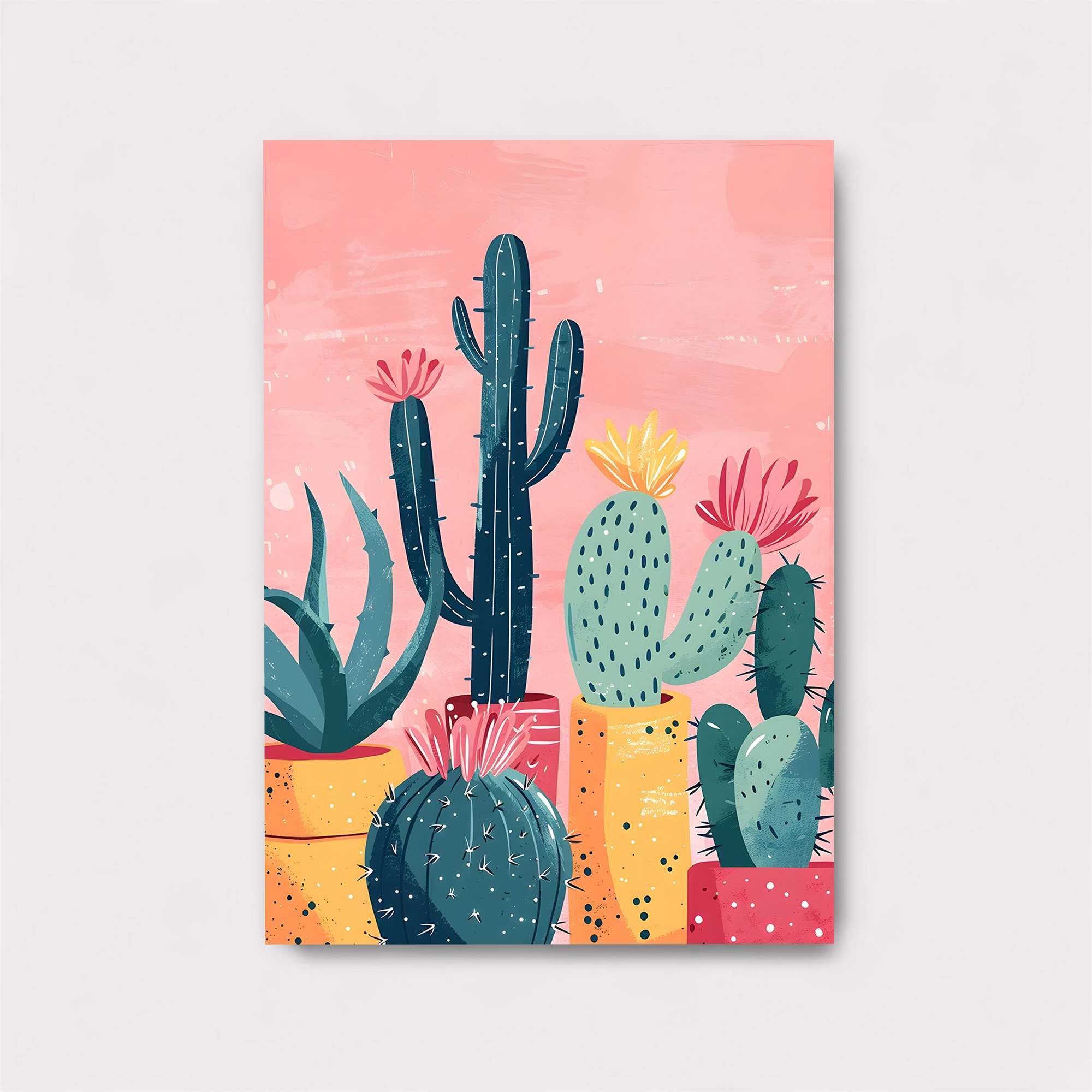 Cactus Bliss Safe Wall Magnetic / M