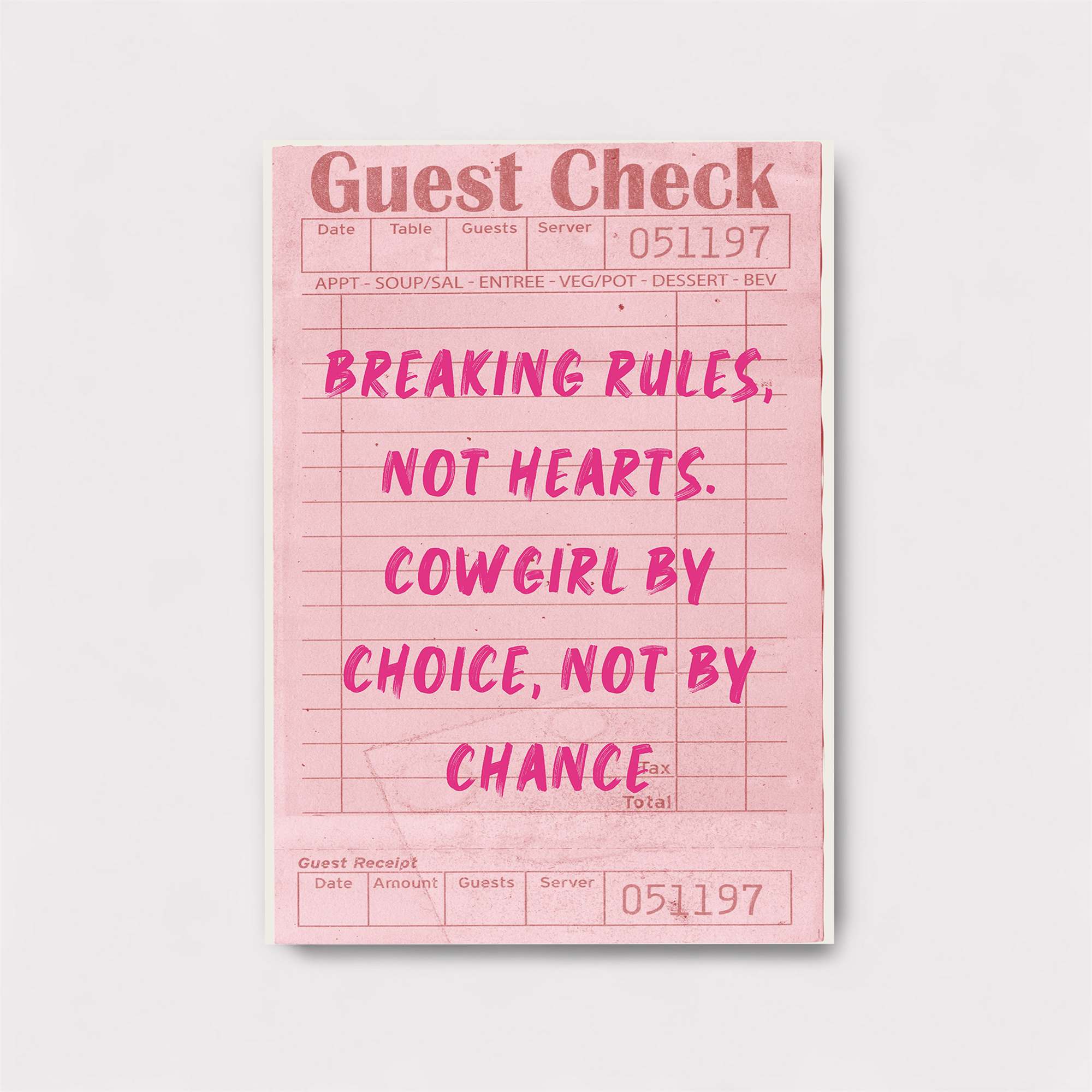 Rebel Cowgirl Safe Wall Magnetic / M