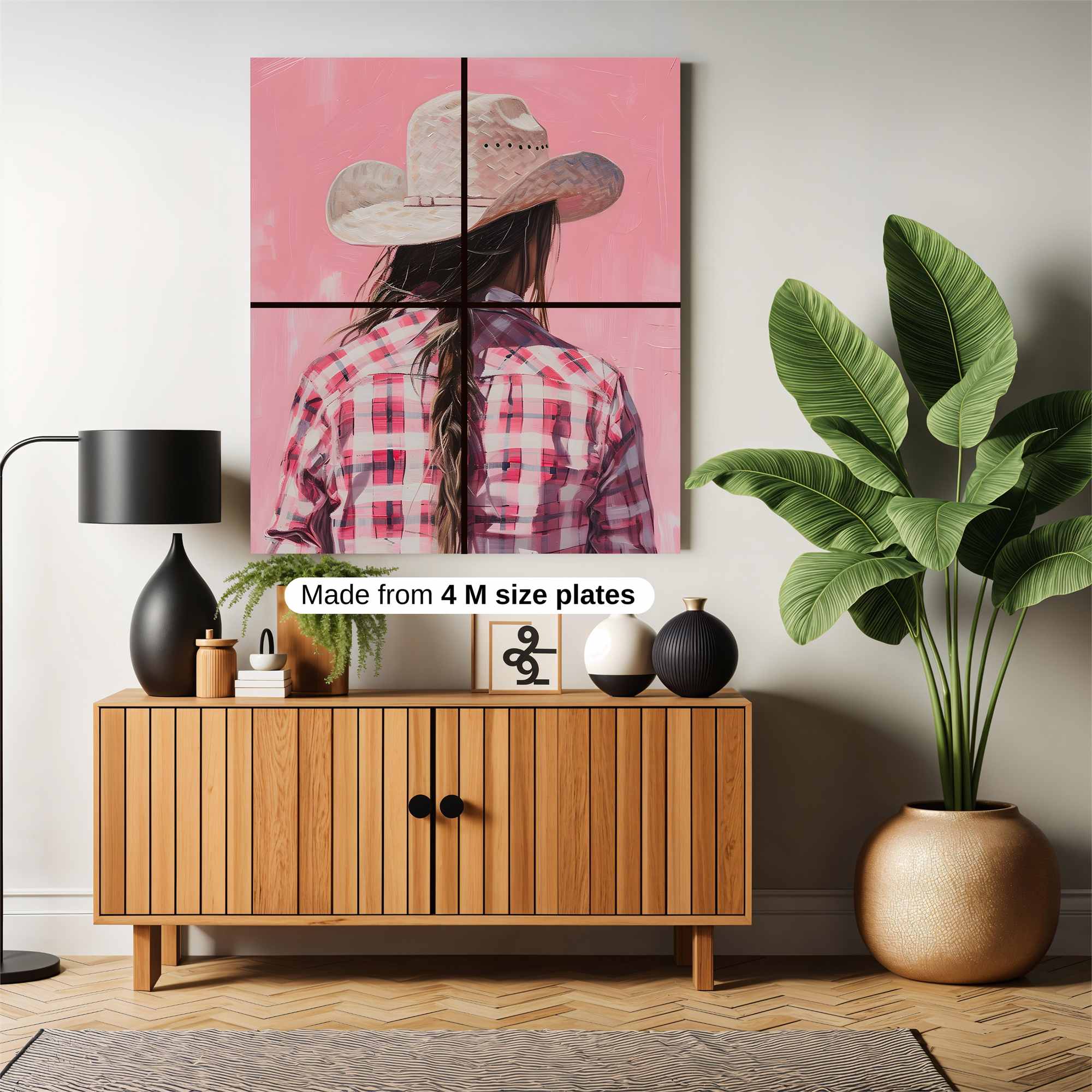 Cowgirl Serenity Safe Wall Magnetic / M