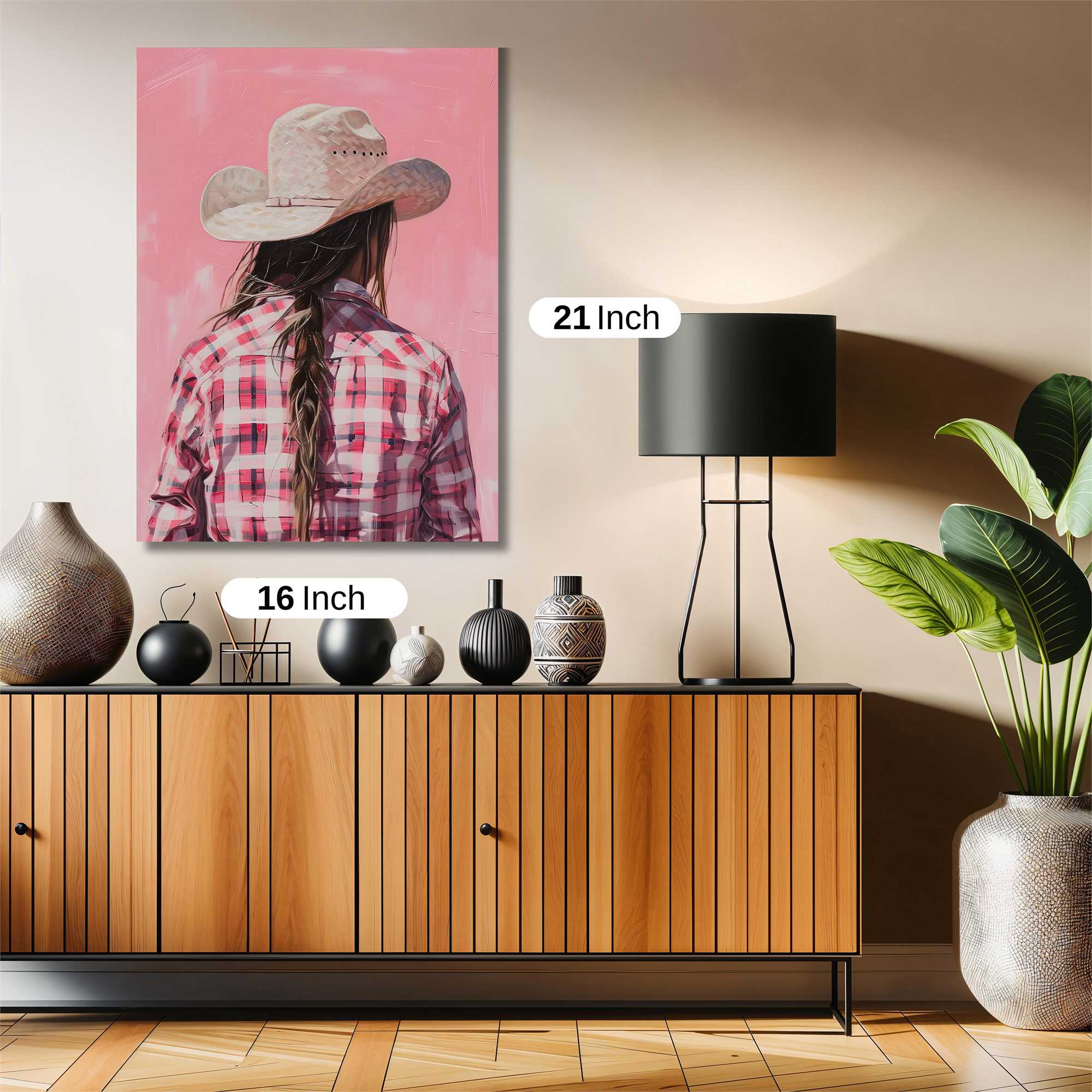 Cowgirl Serenity Safe Wall Magnetic / M