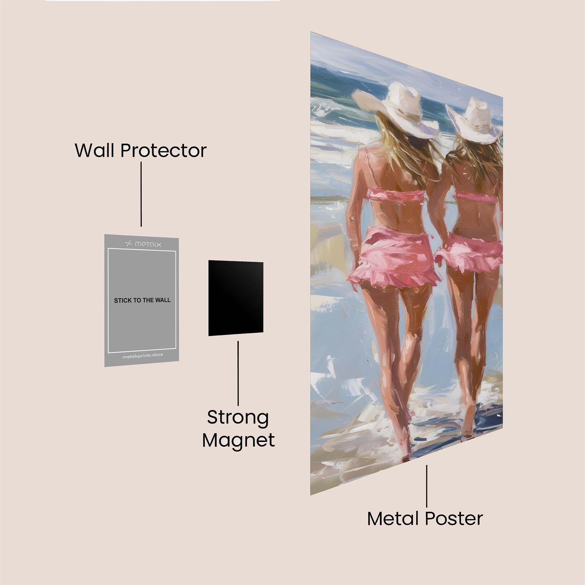 Beach Bliss Safe Wall Magnetic / M