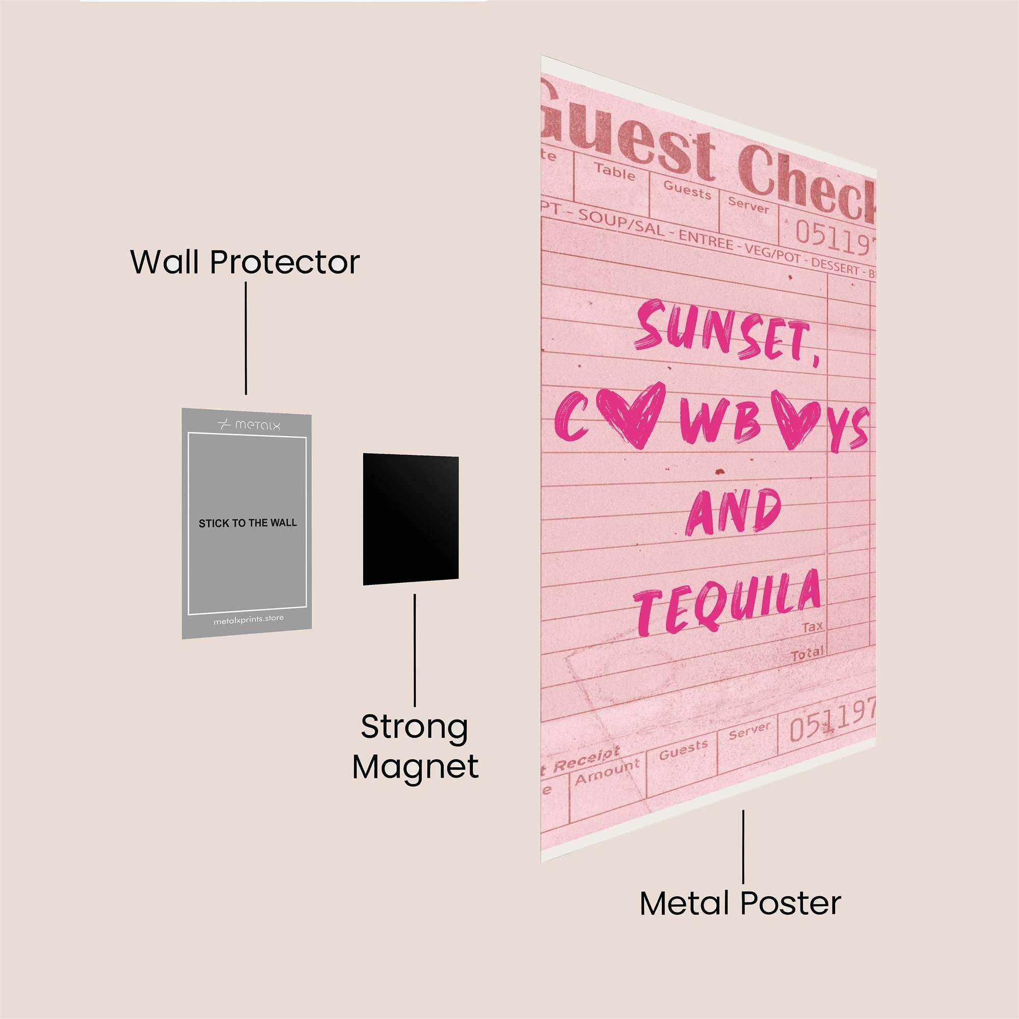 Sunset Serenade Safe Wall Magnetic / M
