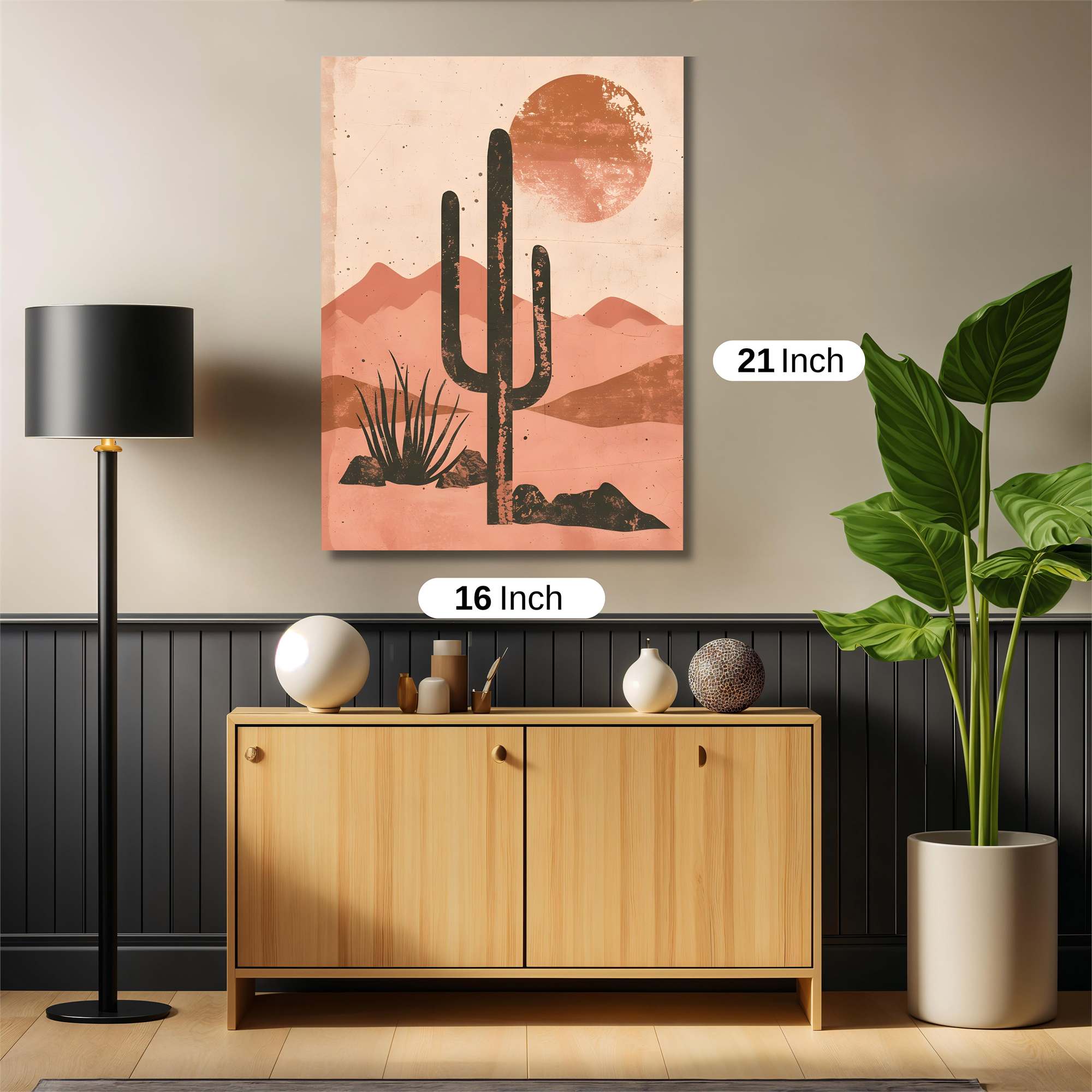 Cactus Serenity Safe Wall Magnetic / M