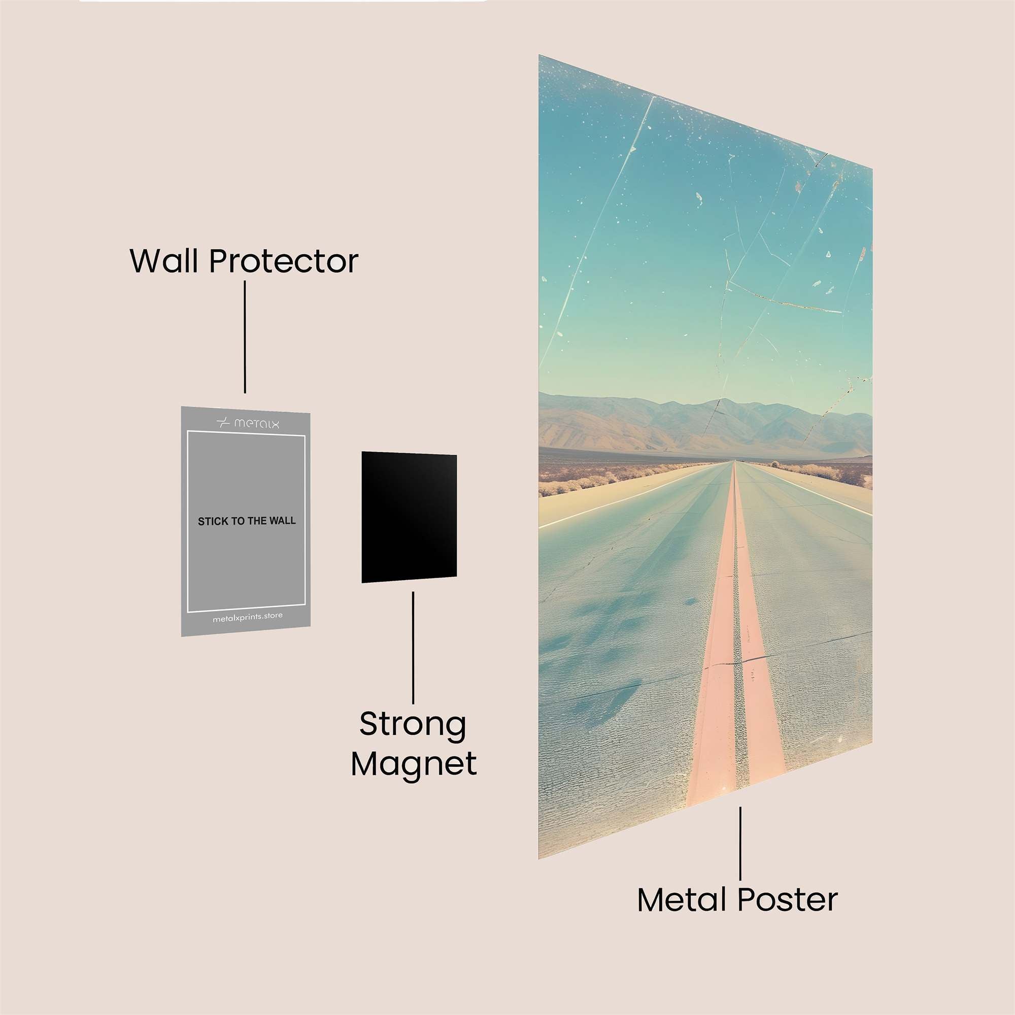 Desert Dream Safe Wall Magnetic / M