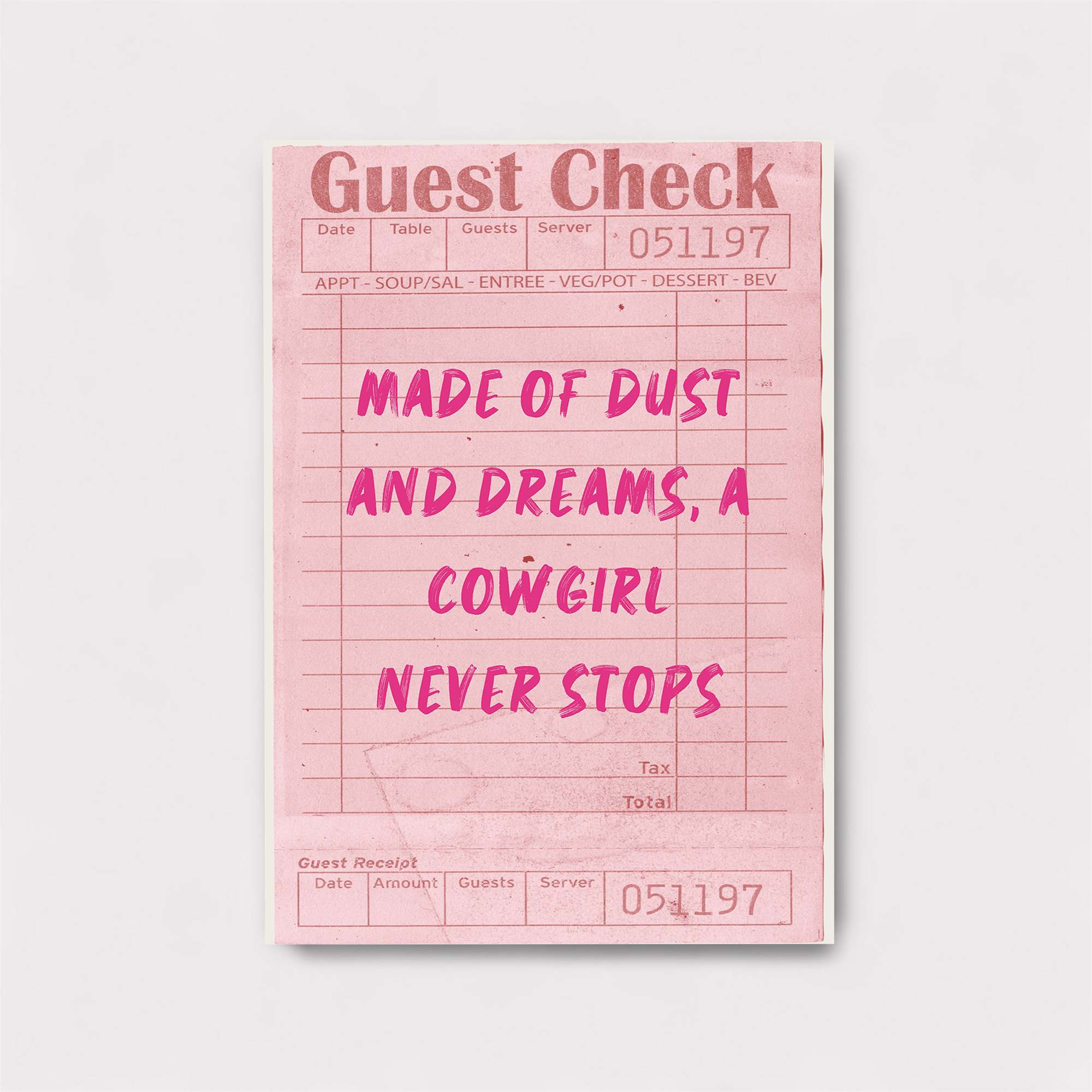 Cowgirl Courage Safe Wall Magnetic / M