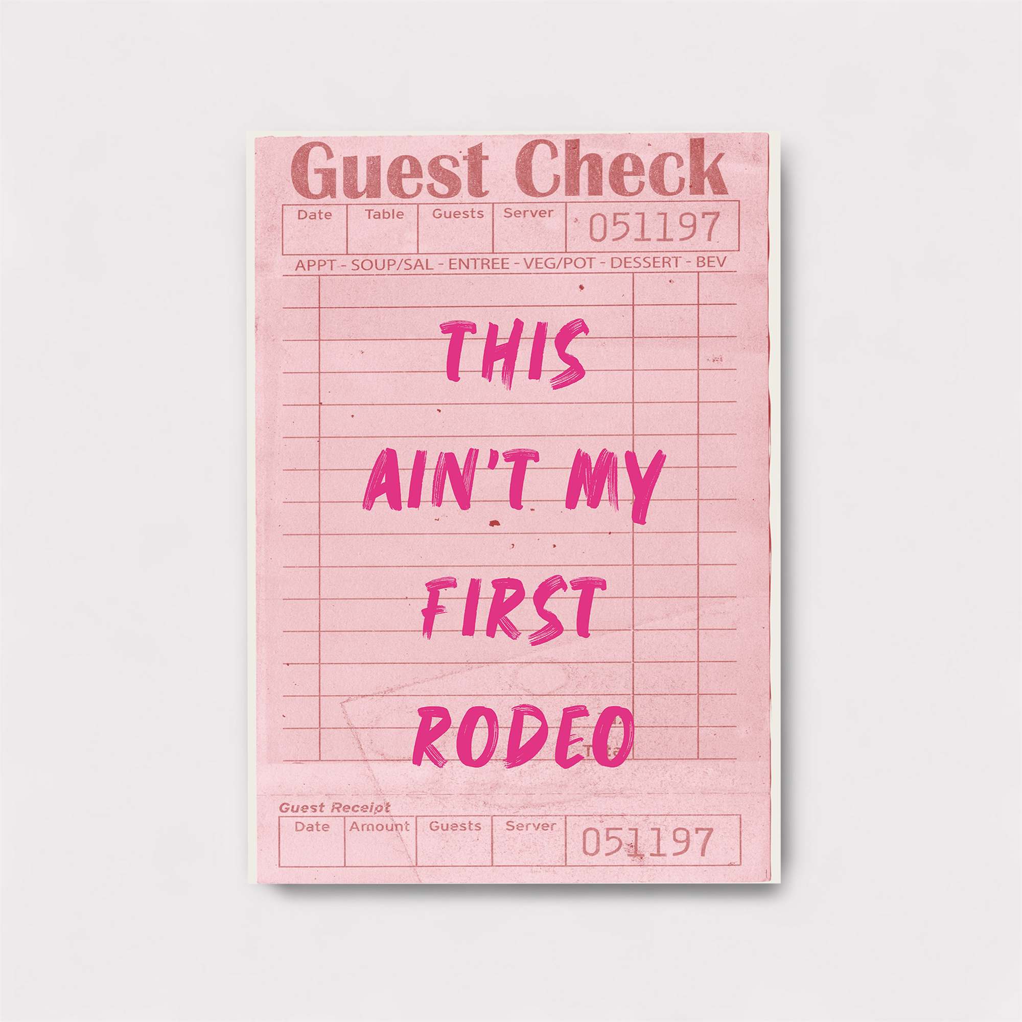 Rodeo Receipt Safe Wall Magnetic / M
