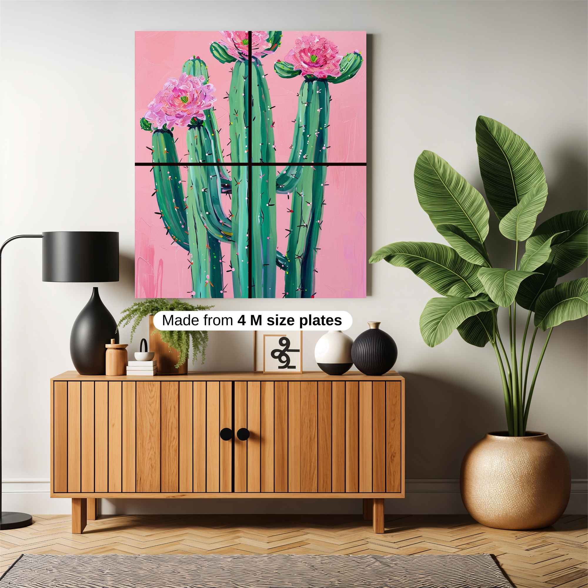 Cactus Bliss Safe Wall Magnetic / M