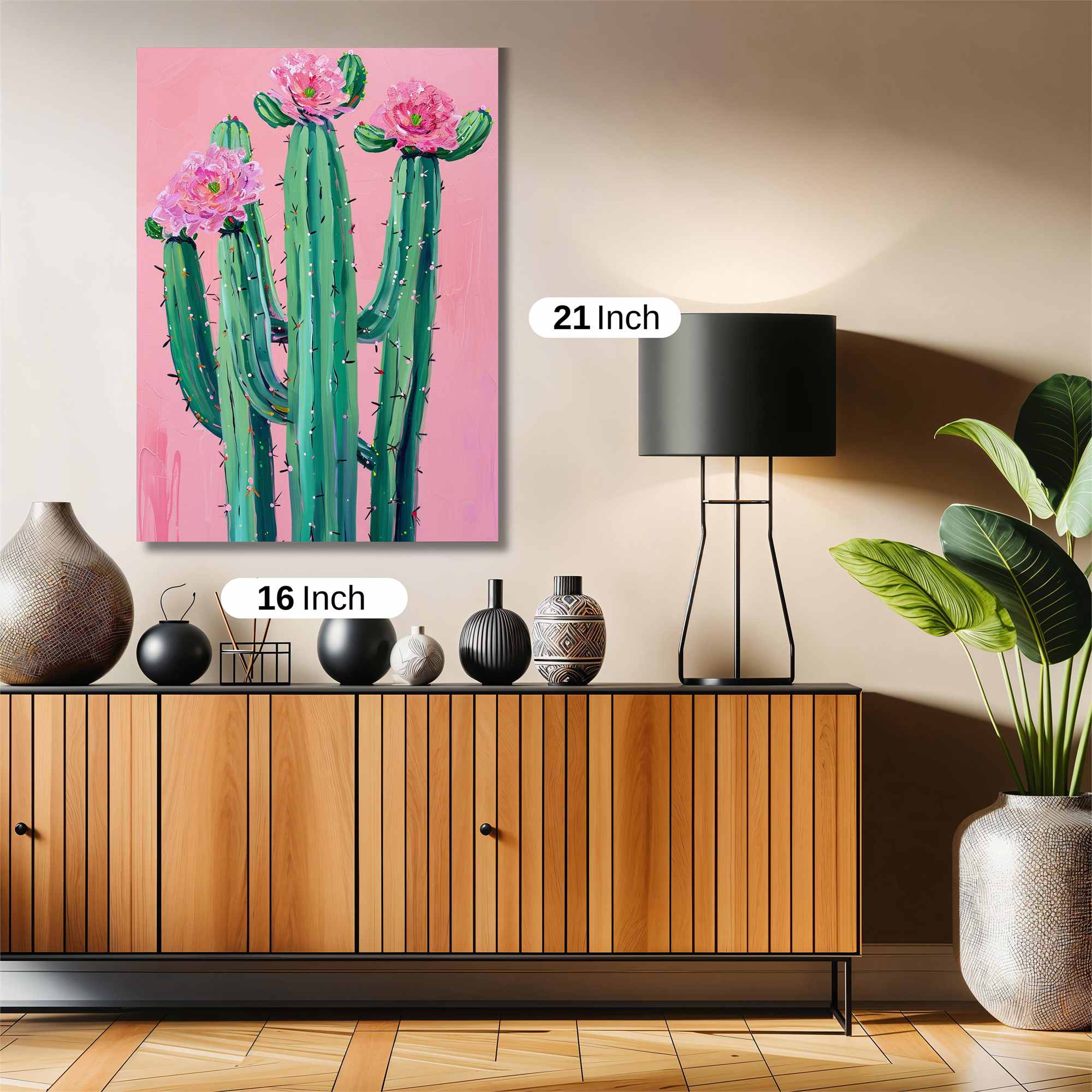 Cactus Bliss Safe Wall Magnetic / M