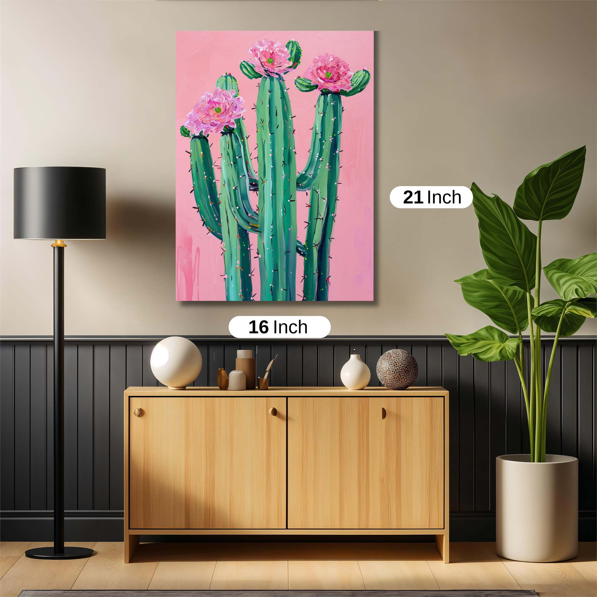 Cactus Bliss Safe Wall Magnetic / M