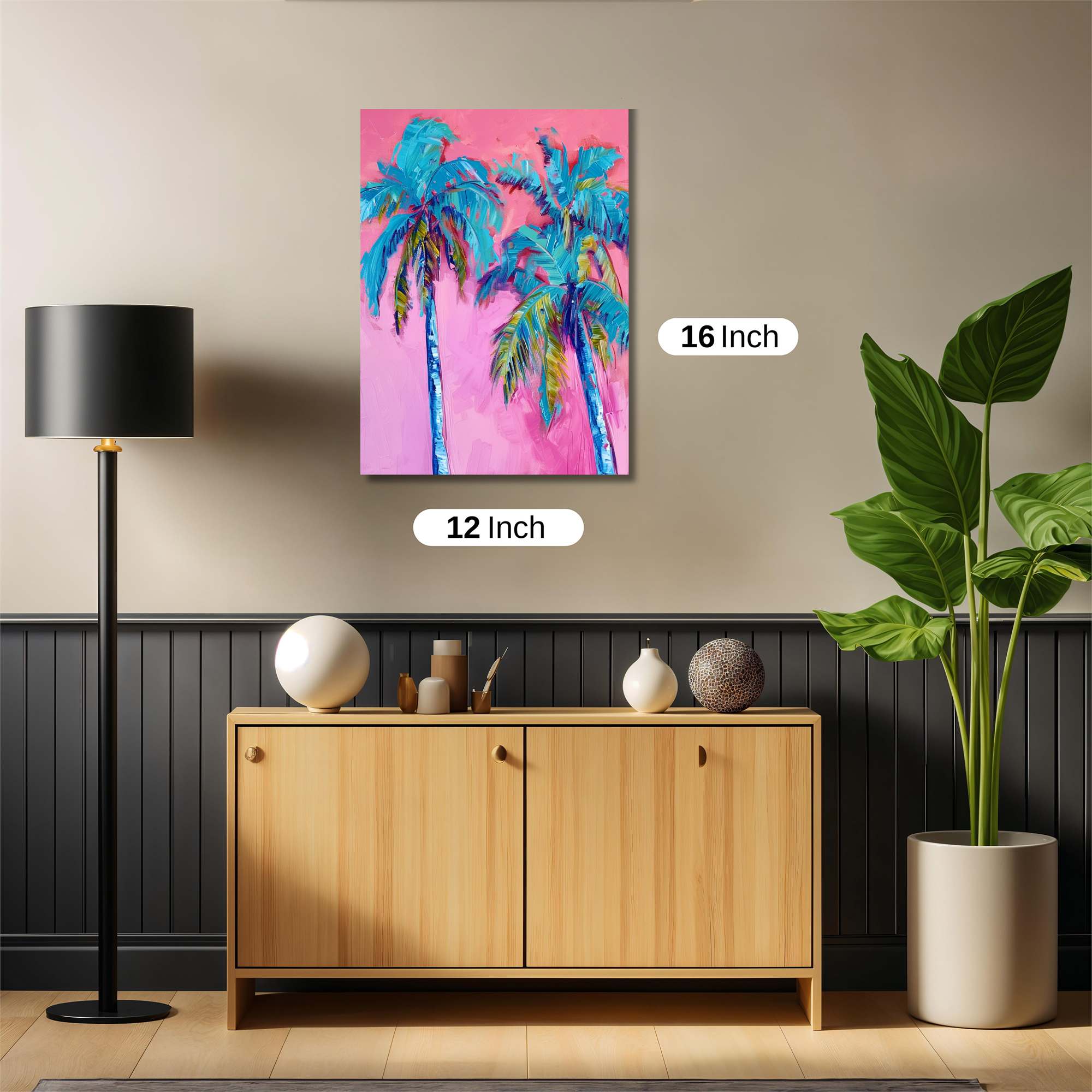 Palms Dreamy Safe Wall Magnetic / M