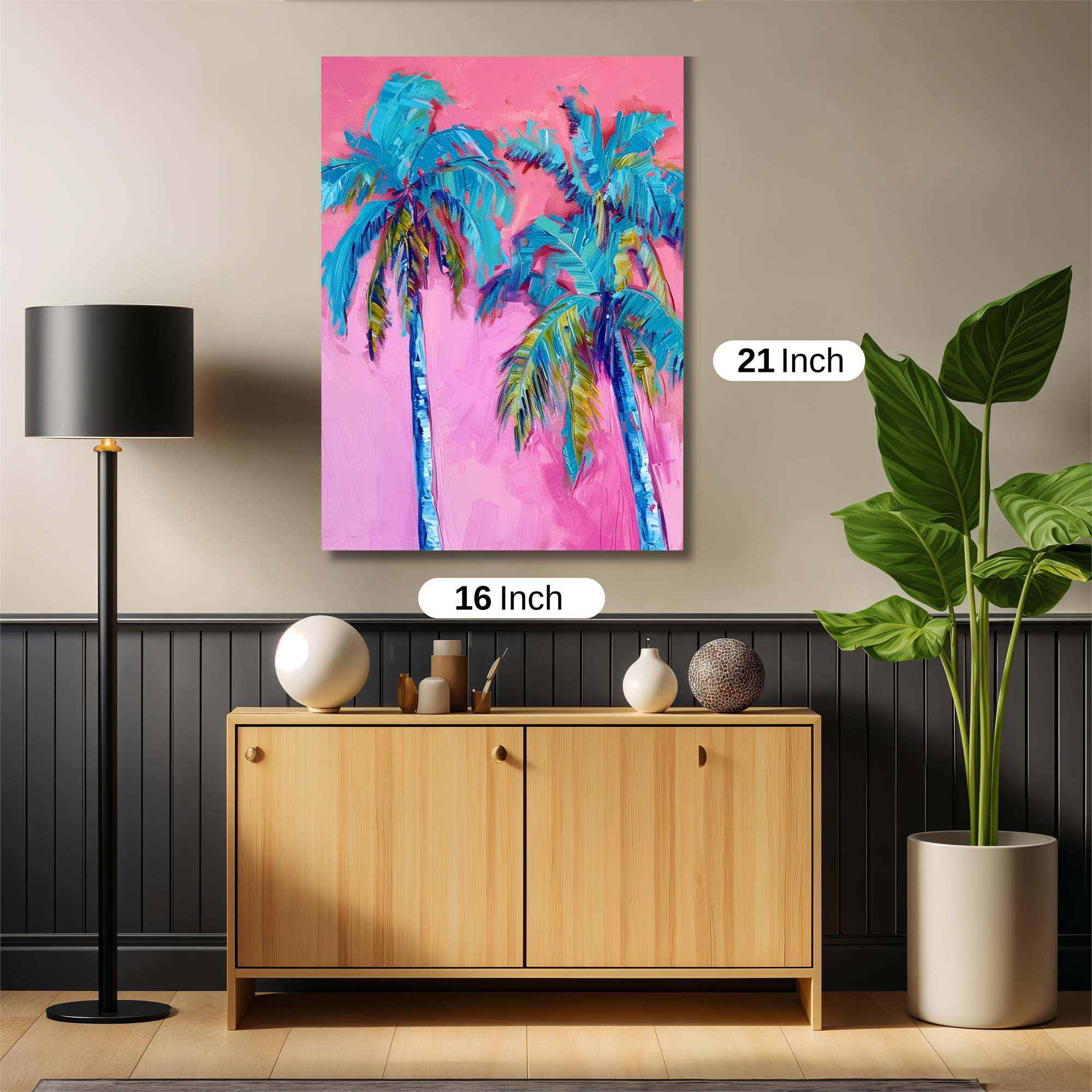 Palms Dreamy Safe Wall Magnetic / M