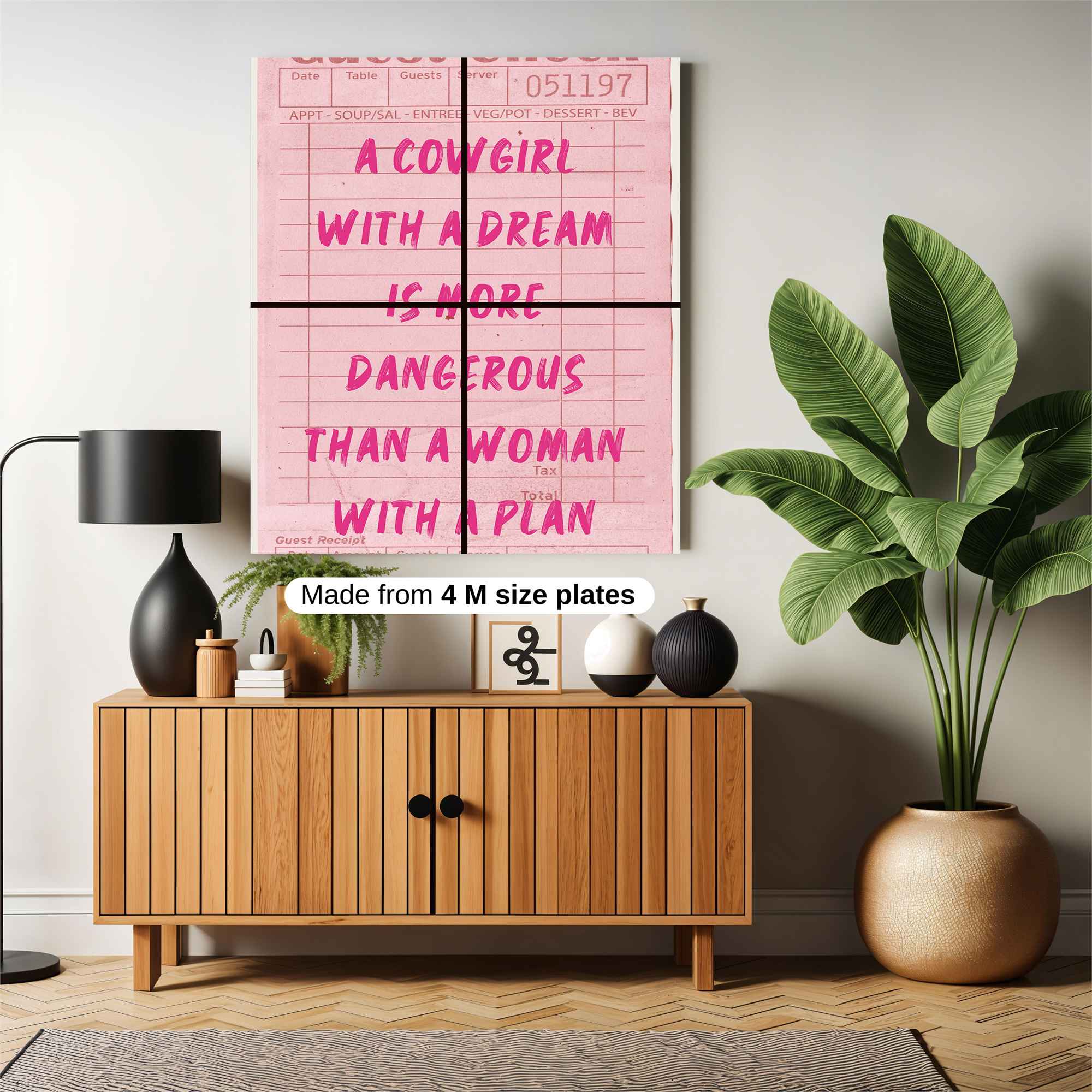 Cowgirl Dream Safe Wall Magnetic / M