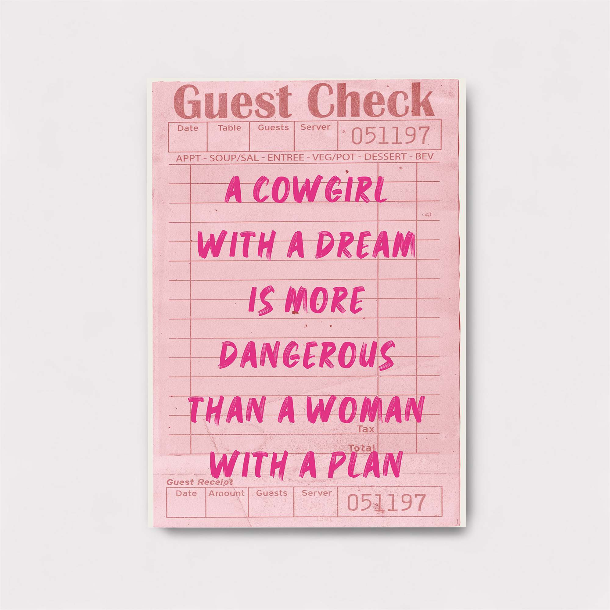 Cowgirl Dream Safe Wall Magnetic / M