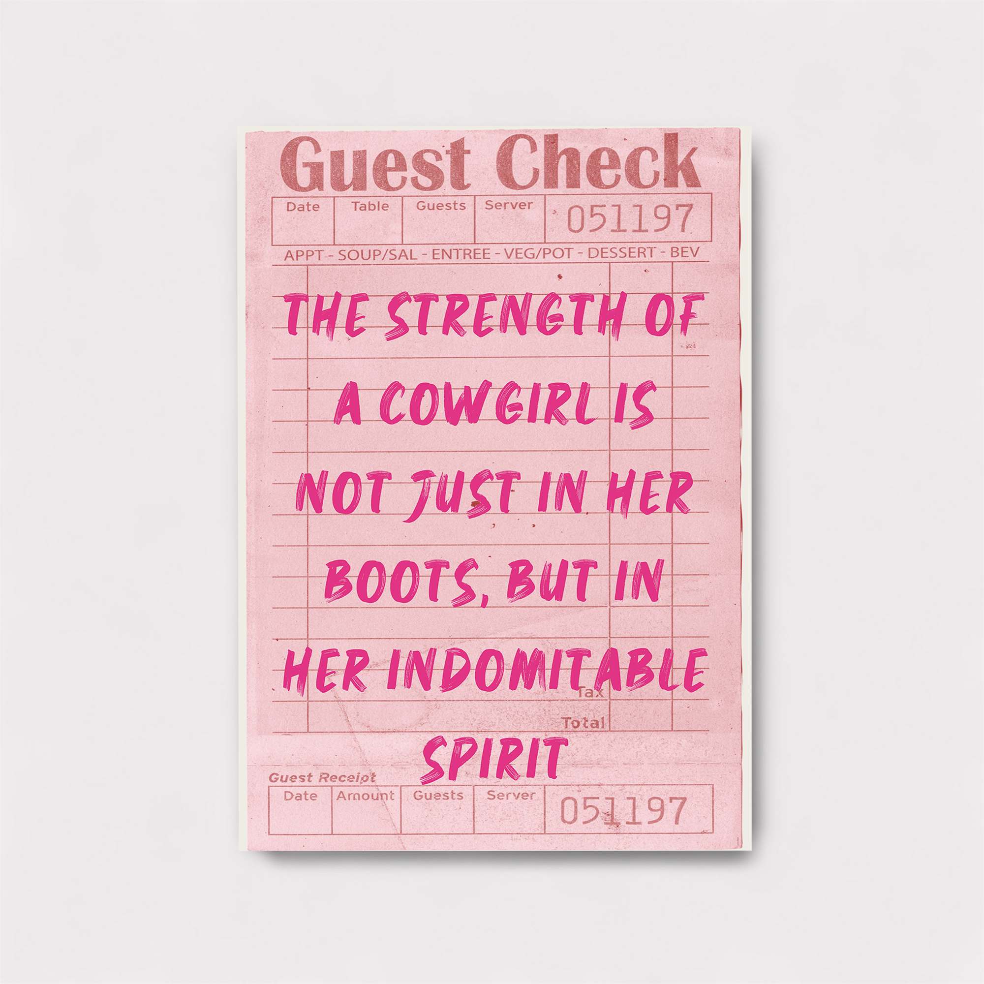 Cowgirl Spirit Safe Wall Magnetic / M