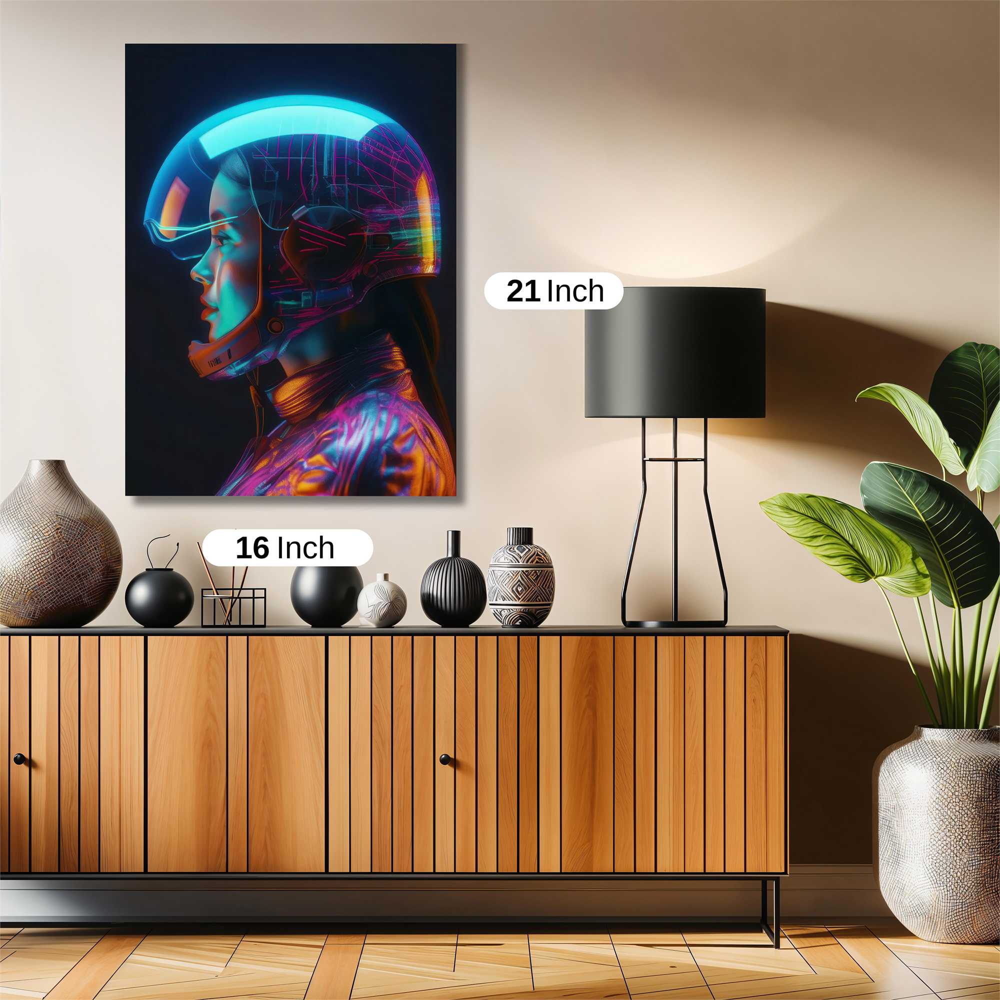 Psychedelic Dawn Safe Wall Magnetic / M