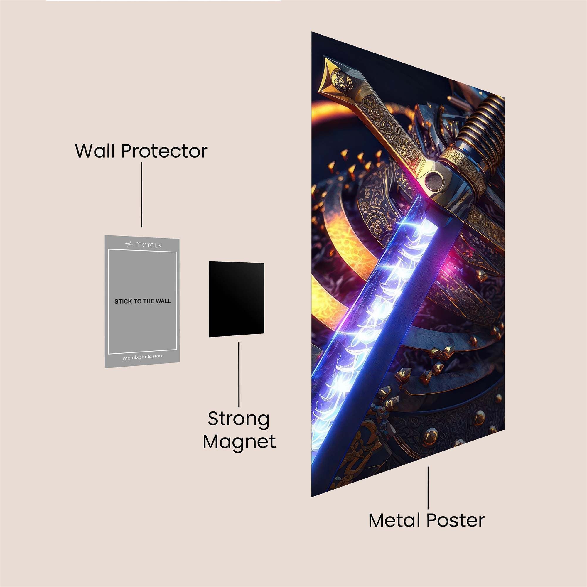 Cyber Eden Safe Wall Magnetic / M