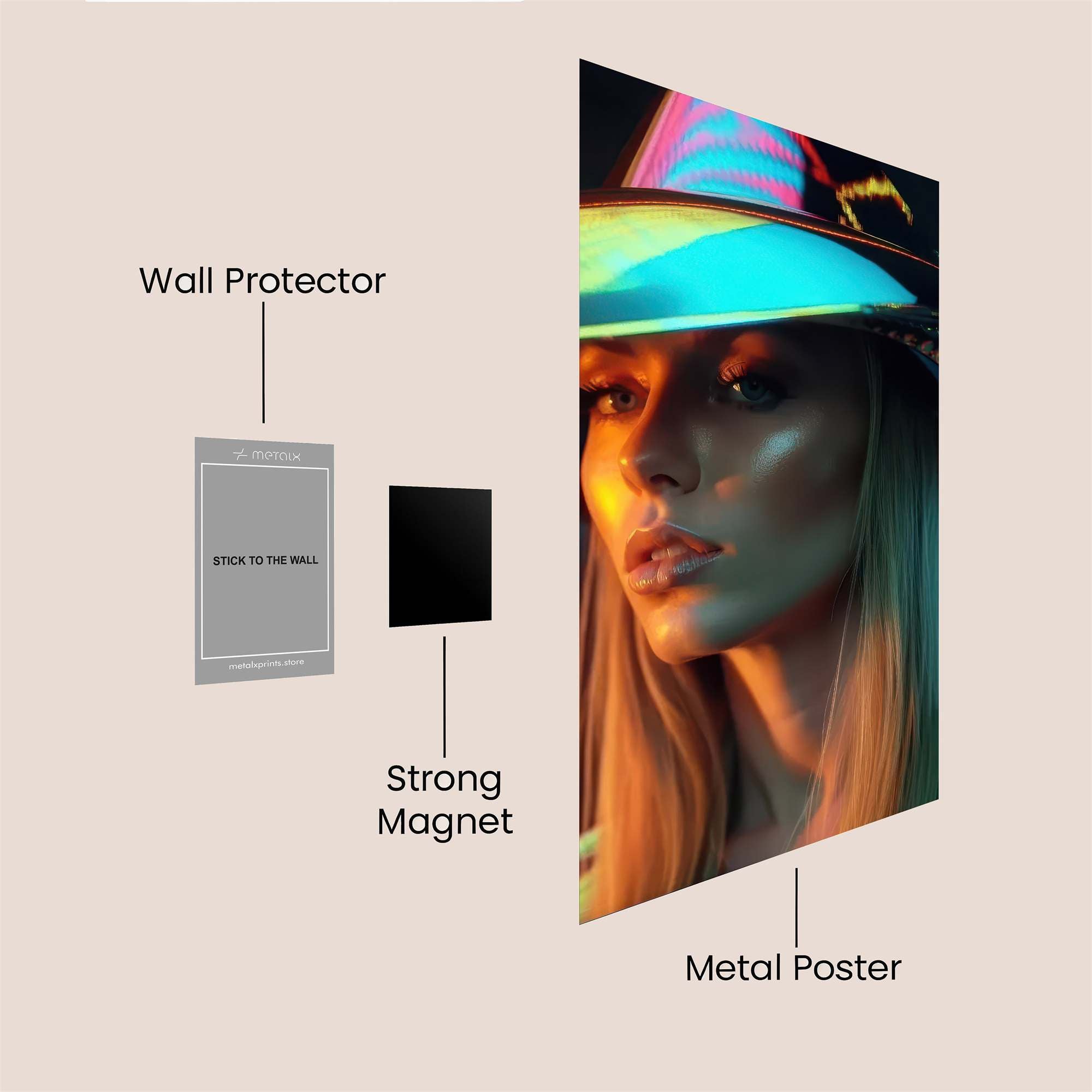 Jungle Majesty Safe Wall Magnetic / M