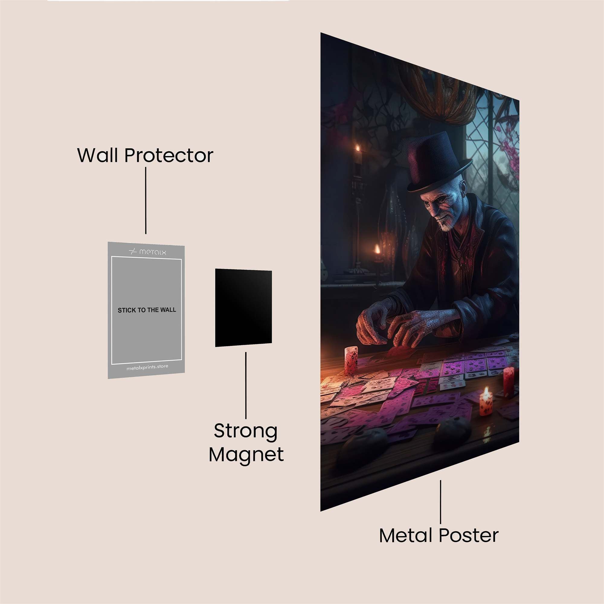Dreamscape Tower Safe Wall Magnetic / M