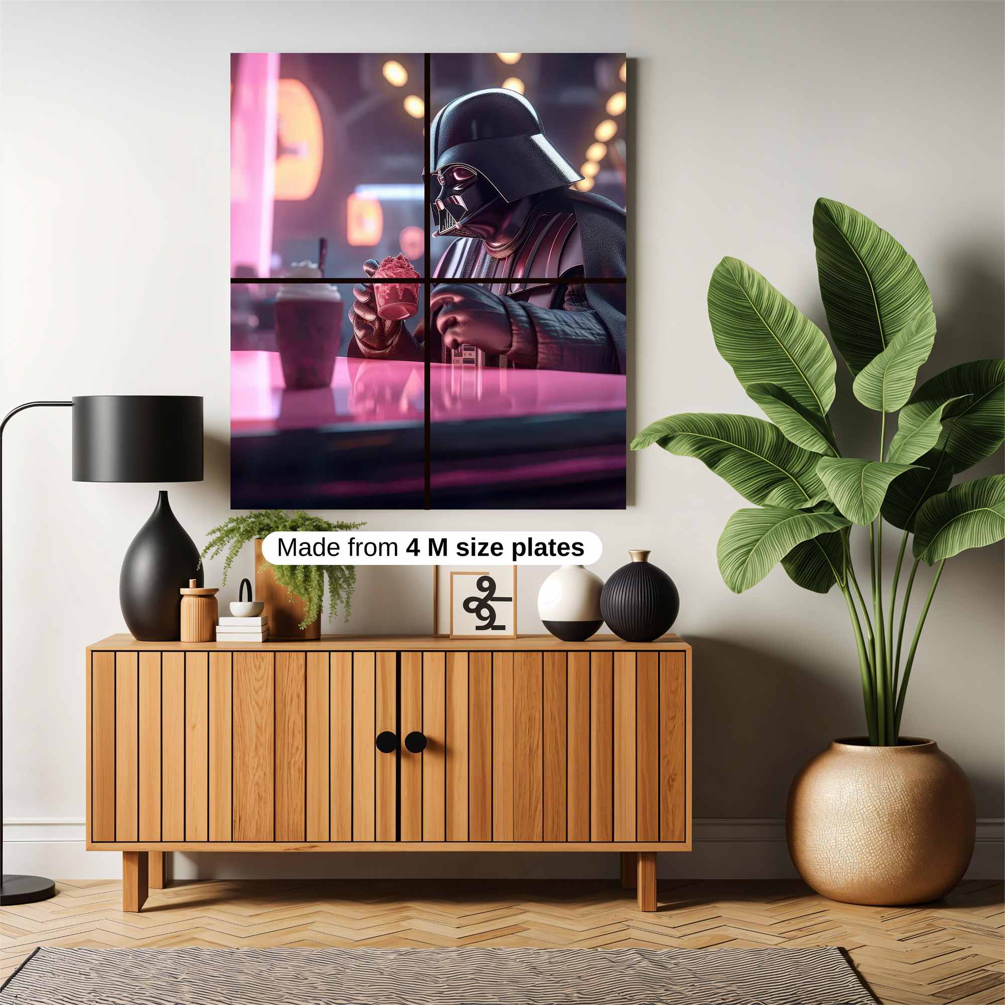 Floral Serenity Safe Wall Magnetic / M