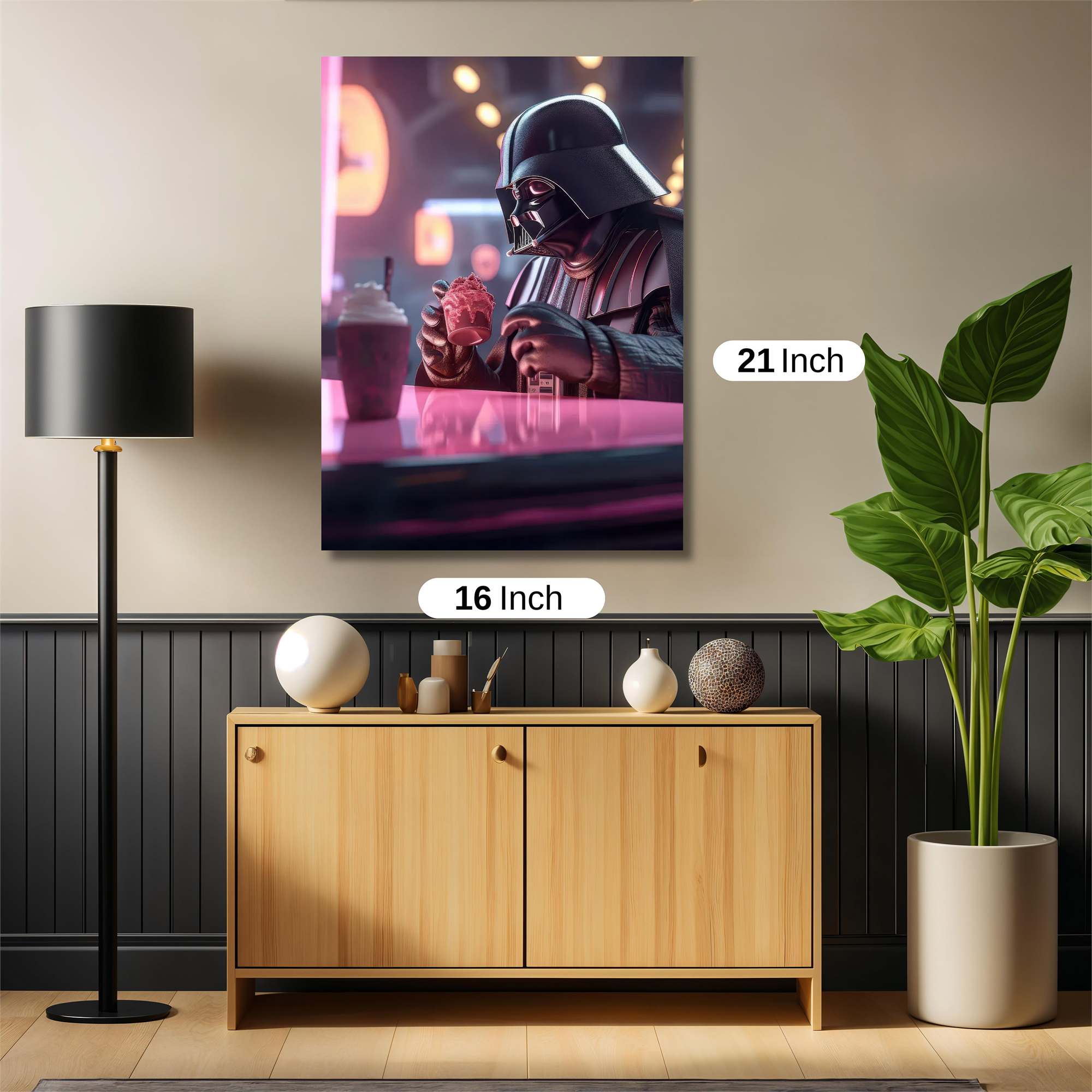 Floral Serenity Safe Wall Magnetic / M