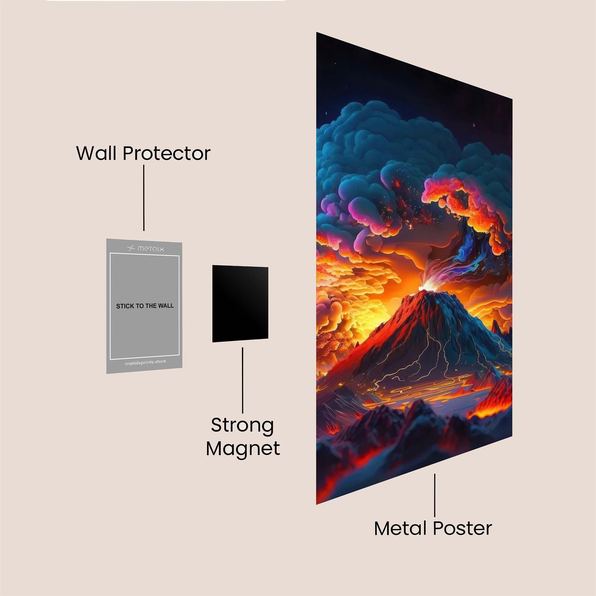 Dreamscape Whimsy Safe Wall Magnetic / M