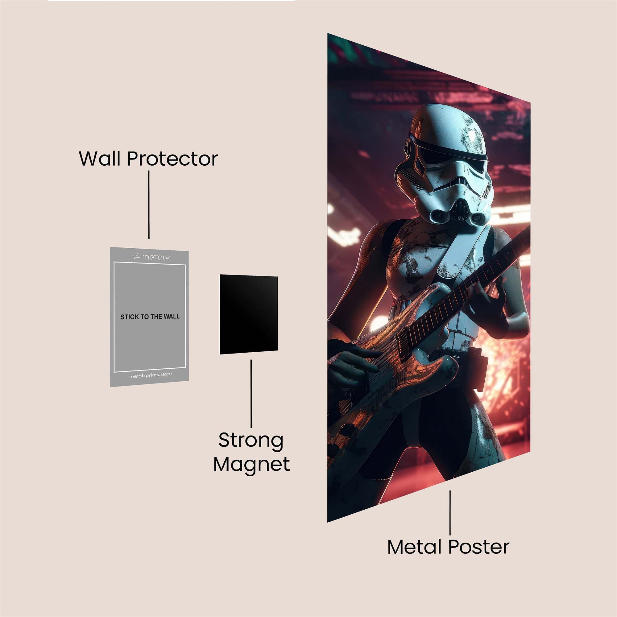 MushroomEnchantment Safe Wall Magnetic / M