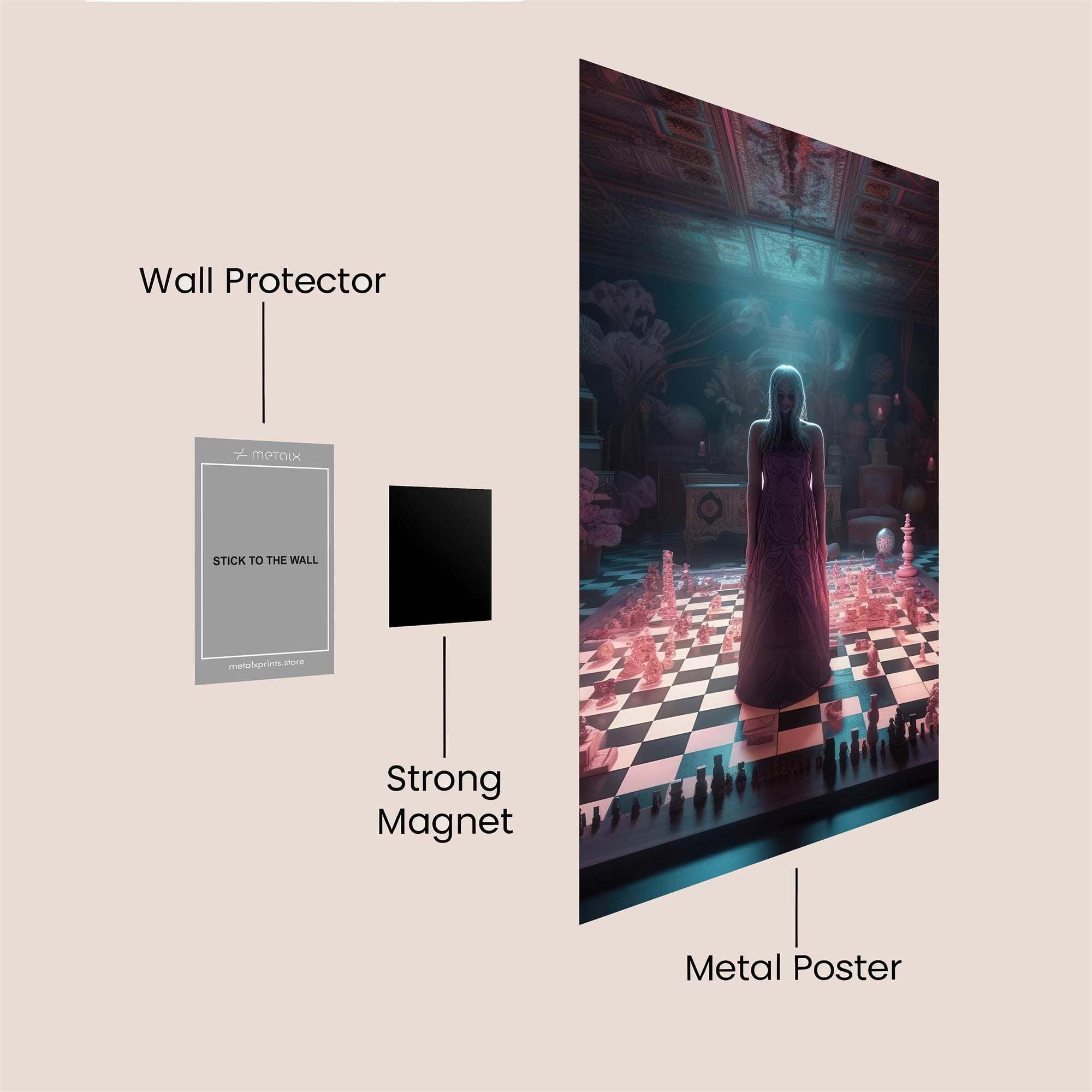 Pyramid Euphoria Safe Wall Magnetic / M