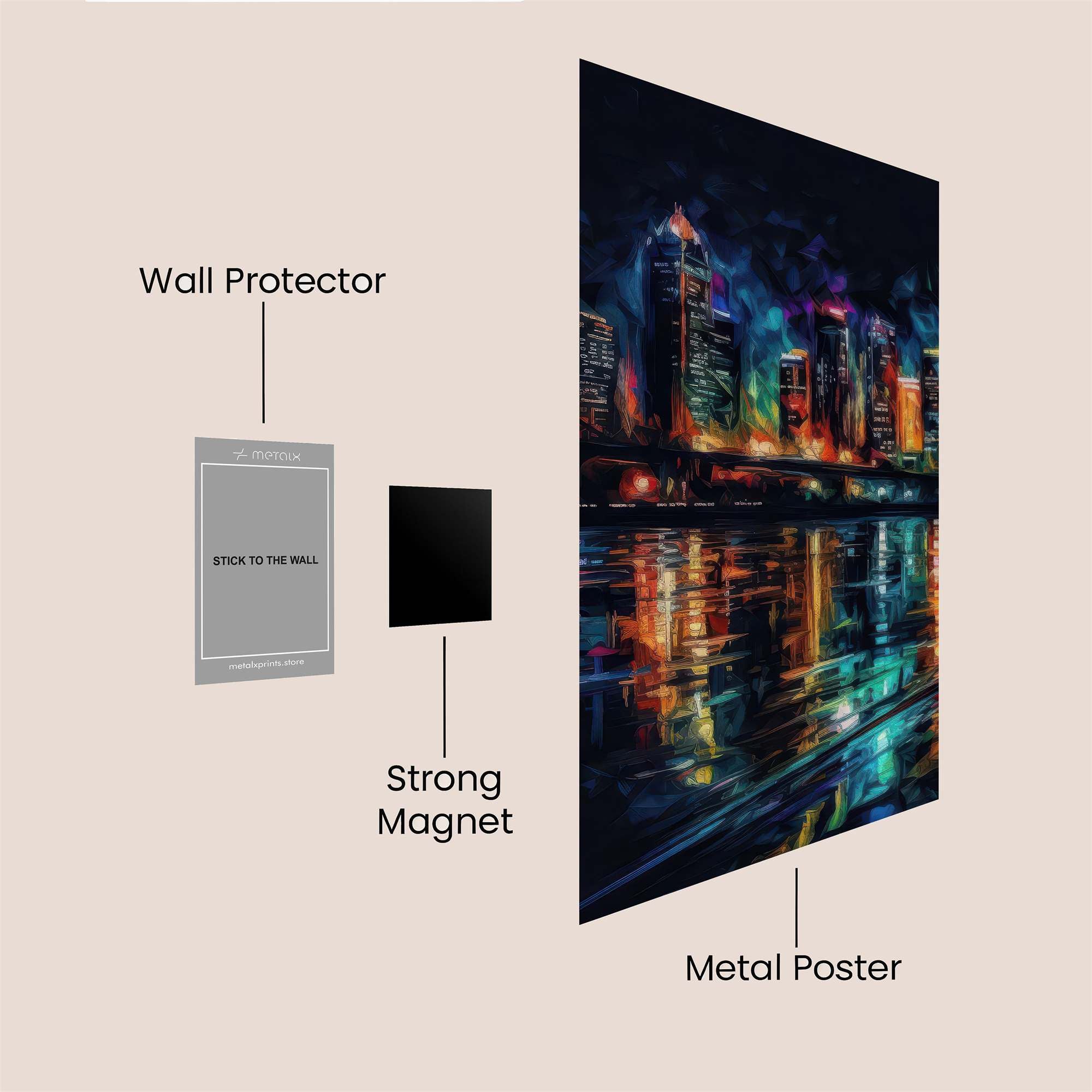 Forest Serenity Safe Wall Magnetic / M