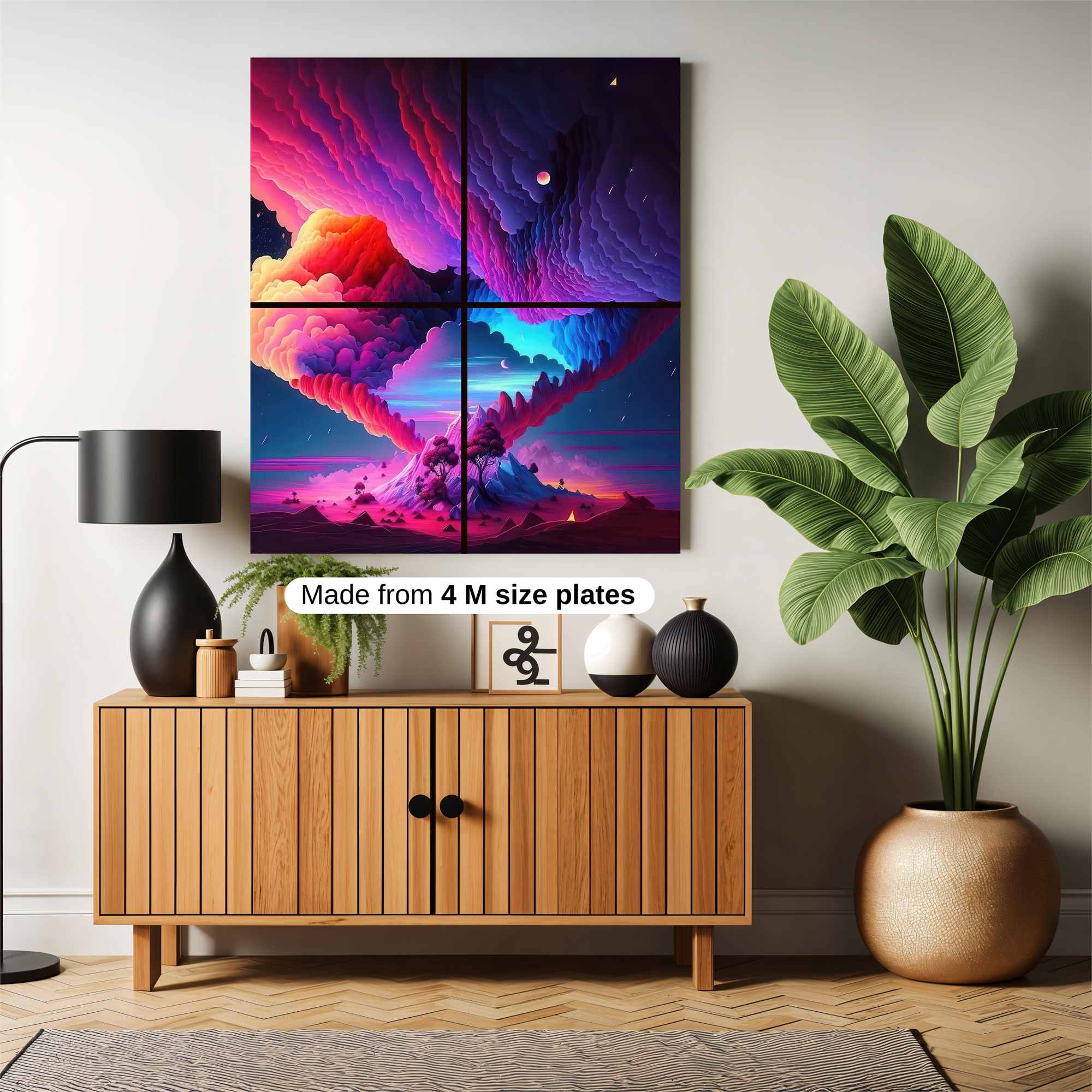 Dreamscape Delight Safe Wall Magnetic / M