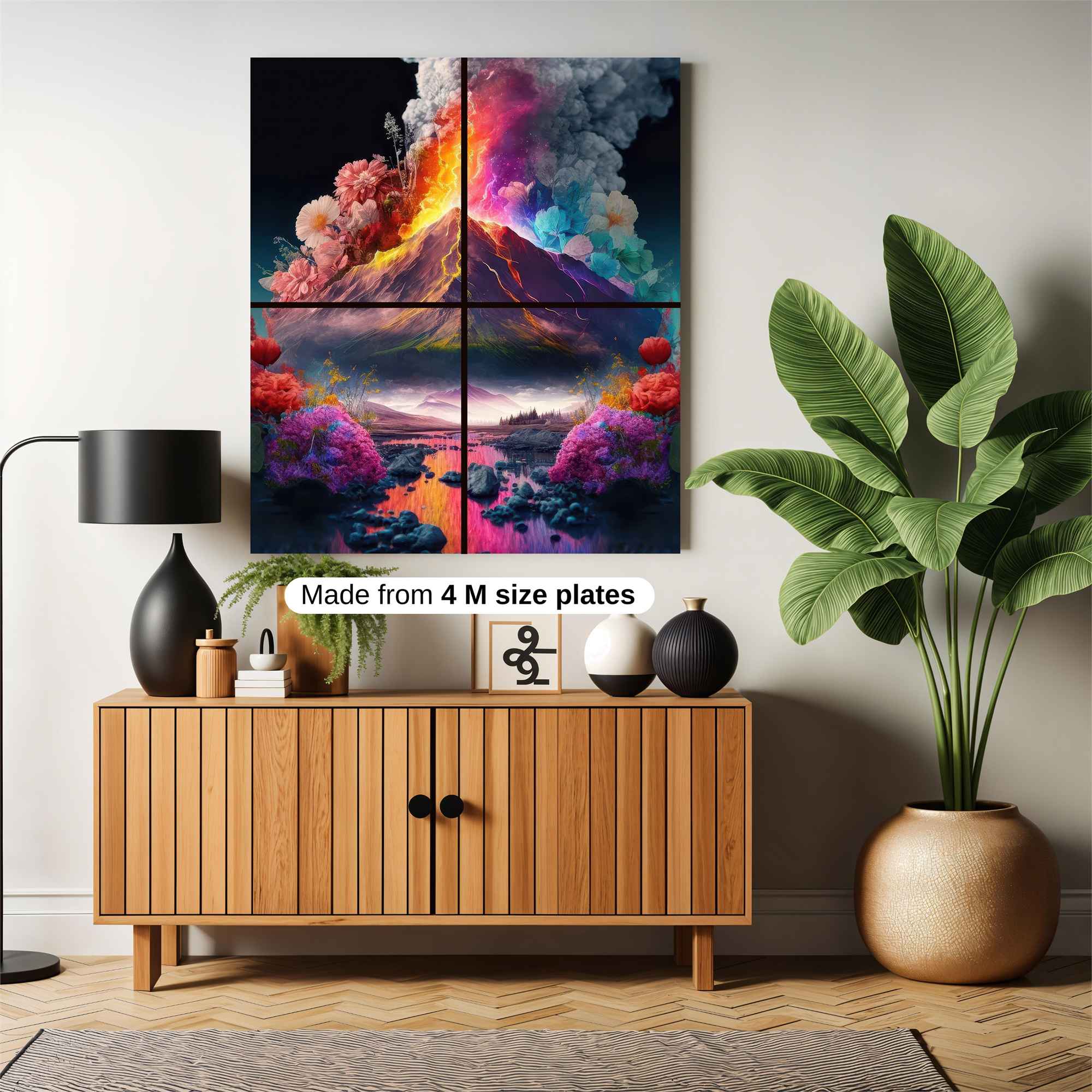 NeonBlossom Safe Wall Magnetic / M