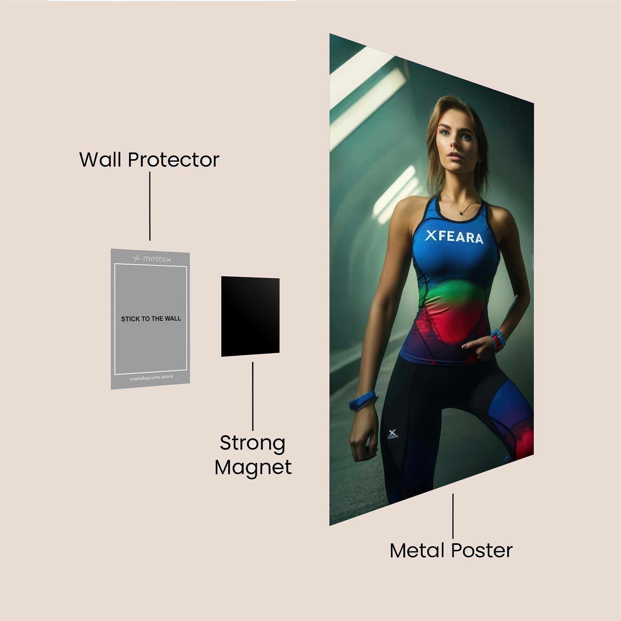 Demon Serenity Safe Wall Magnetic / M