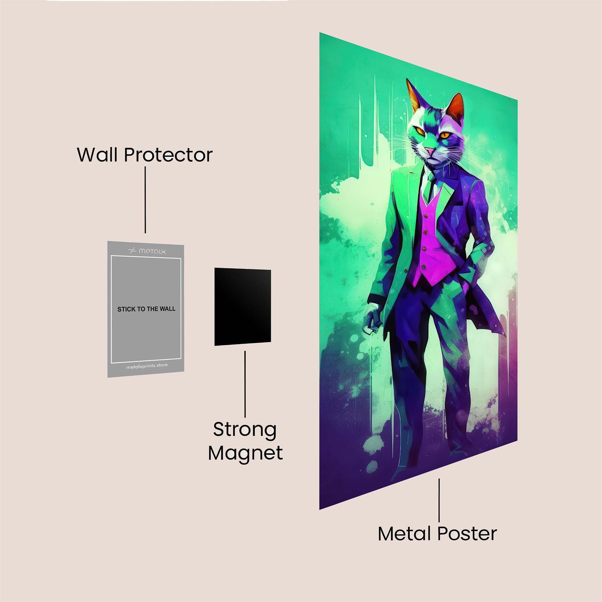Library Serenity Safe Wall Magnetic / M