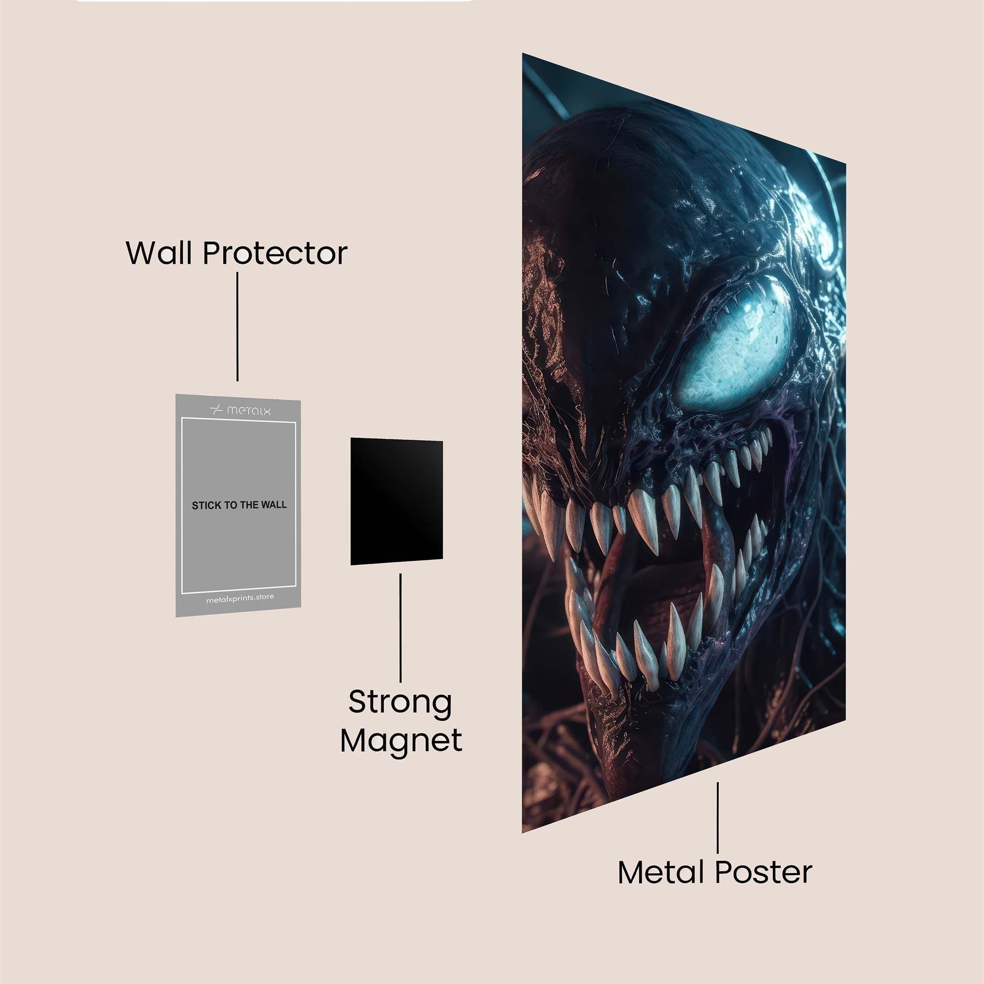 Neo Tokyo Safe Wall Magnetic / M