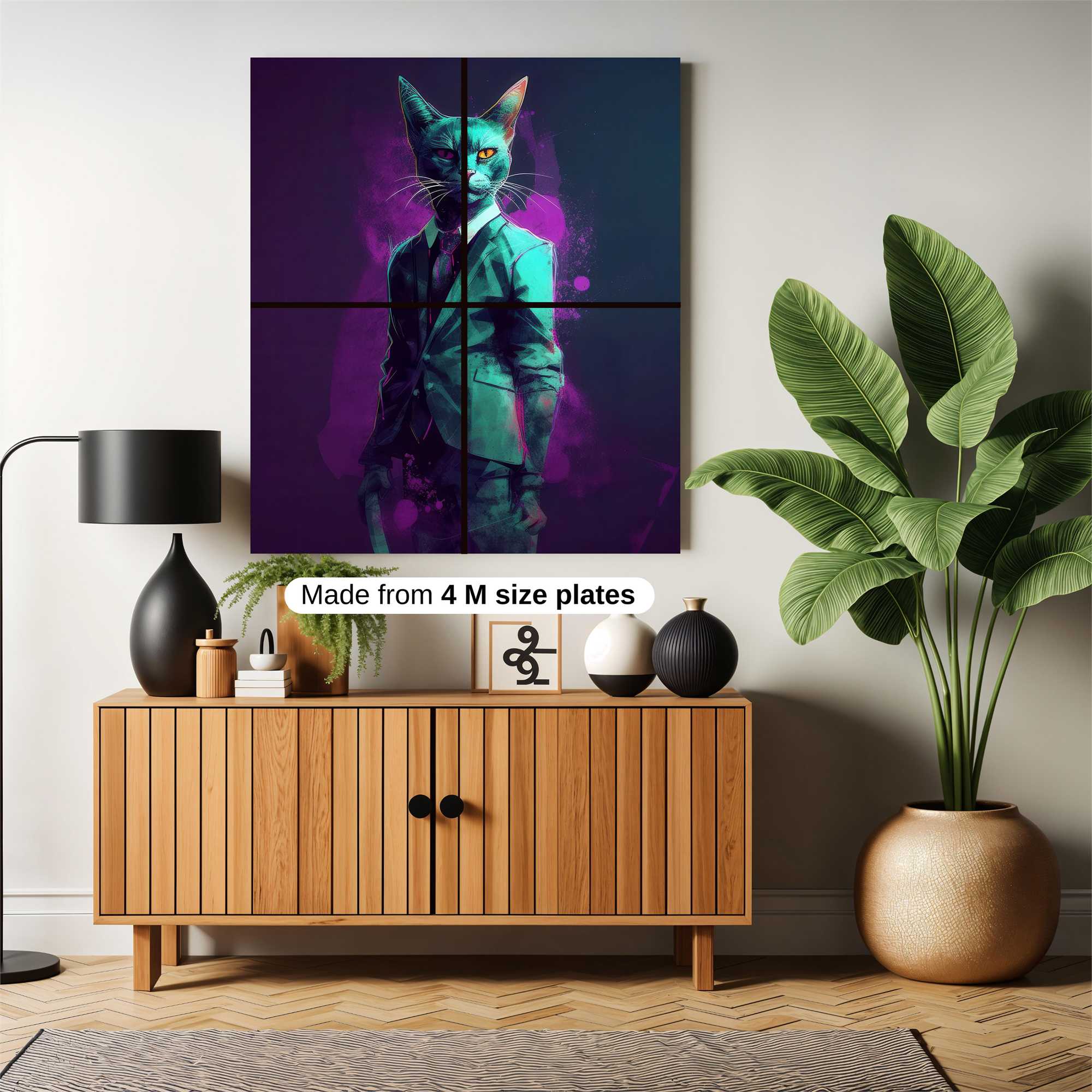 Futuristic Serenity Safe Wall Magnetic / M