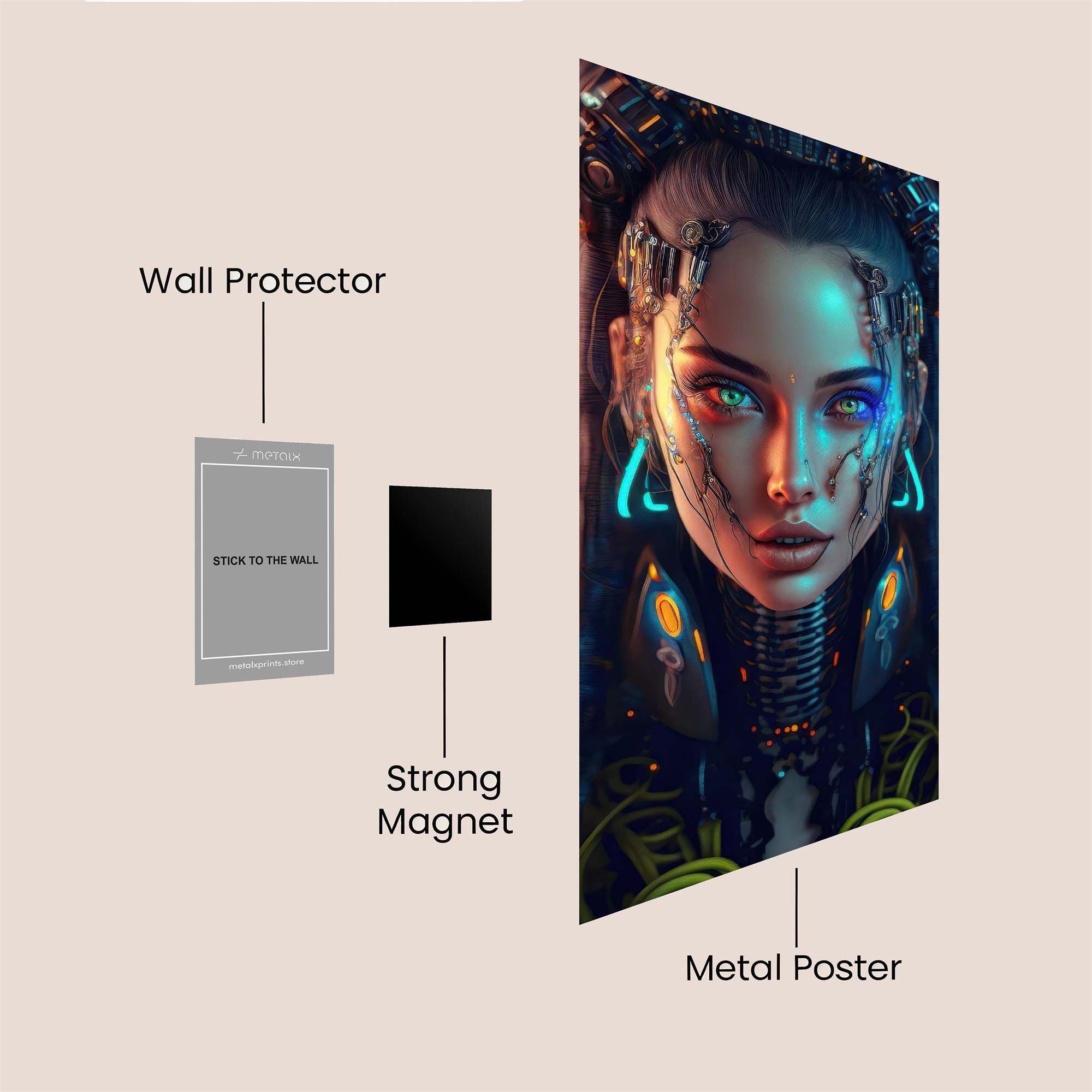 Leviathan Bloom Safe Wall Magnetic / M