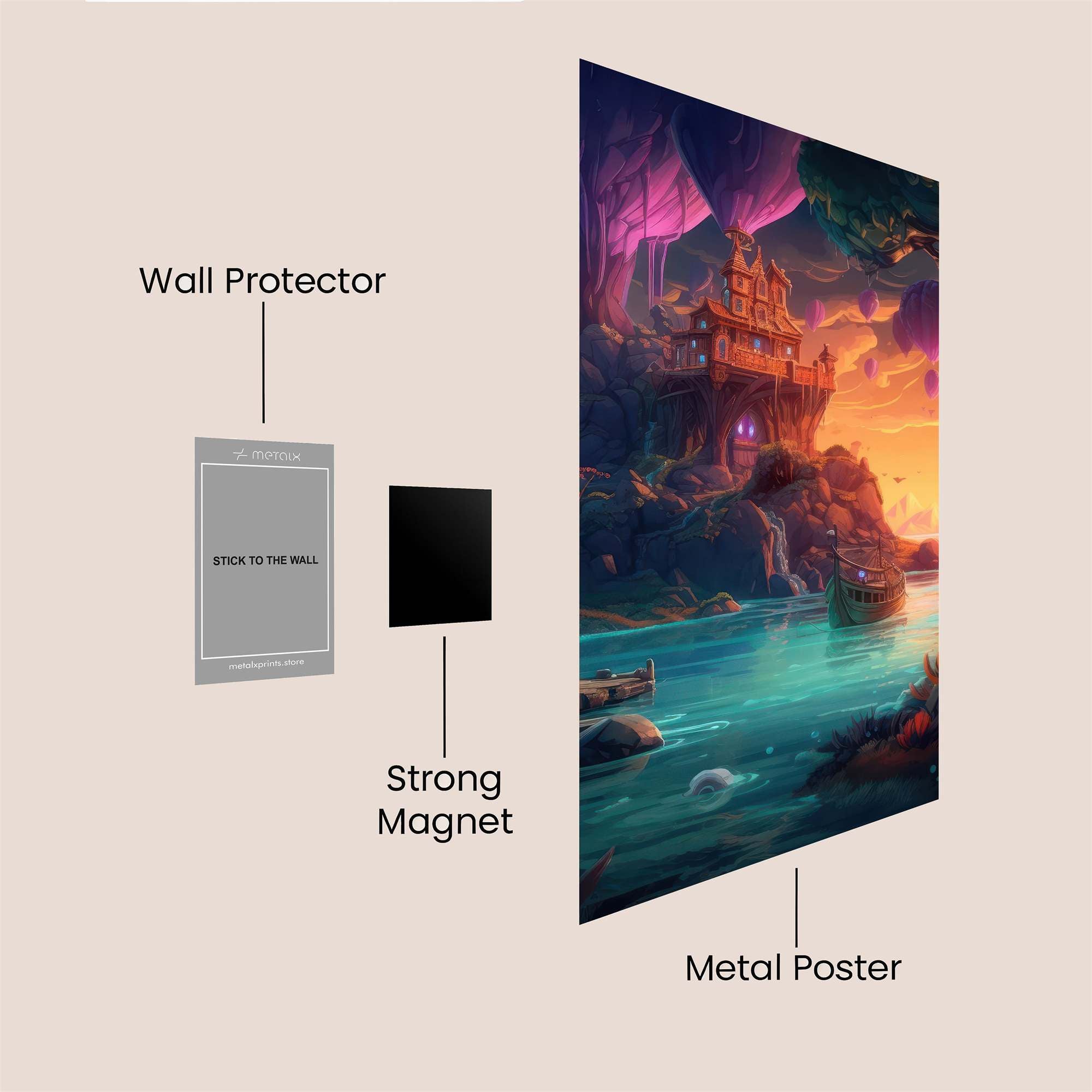 Edenic Whimsy Safe Wall Magnetic / M