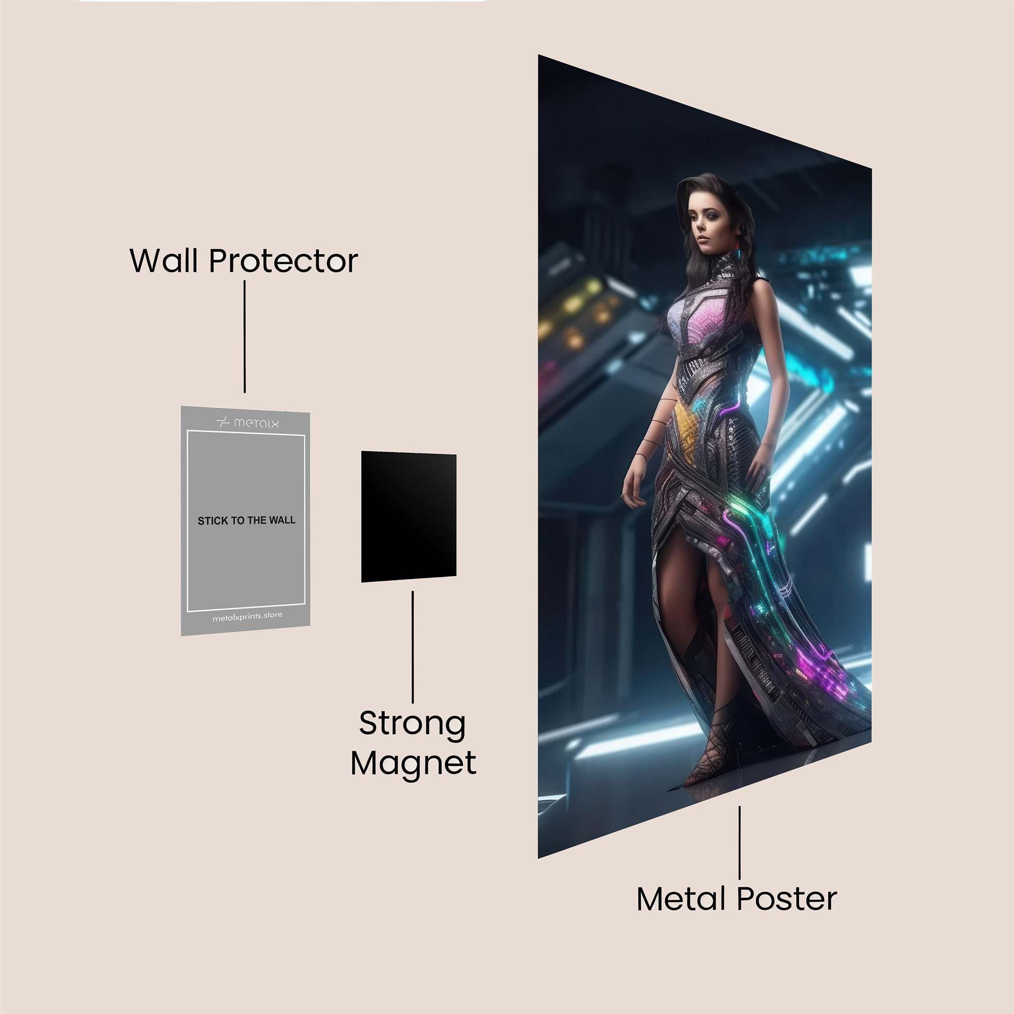 FlowerDream Safe Wall Magnetic / M